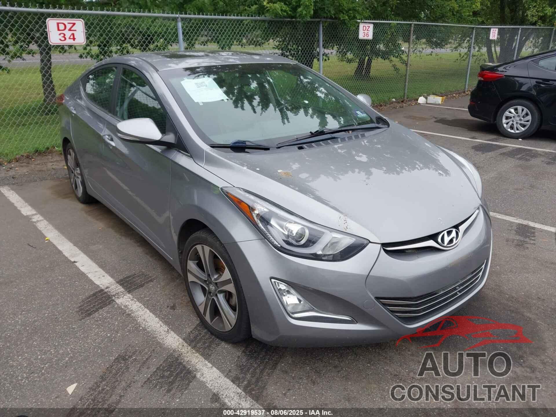 HYUNDAI ELANTRA 2014 - KMHDH4AH7EU136580