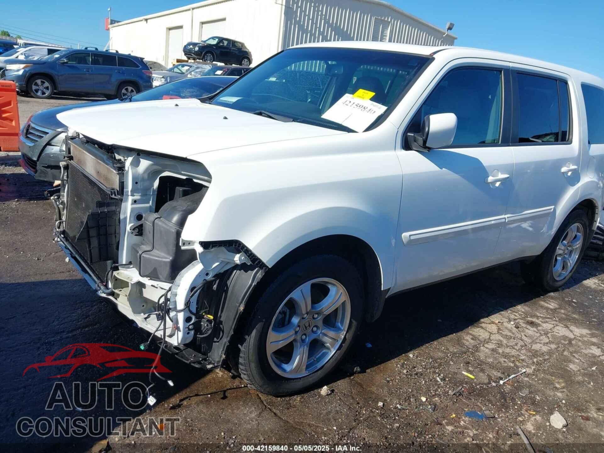 HONDA PILOT 2012 - 5FNYF3H54CB025654