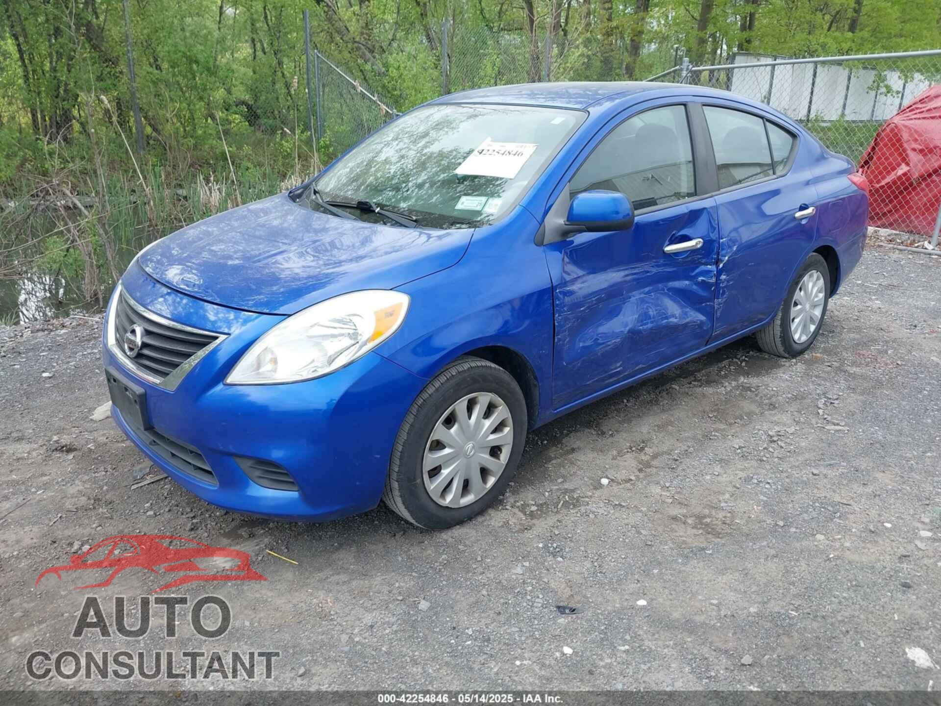 NISSAN VERSA 2012 - 3N1CN7AP9CL848200