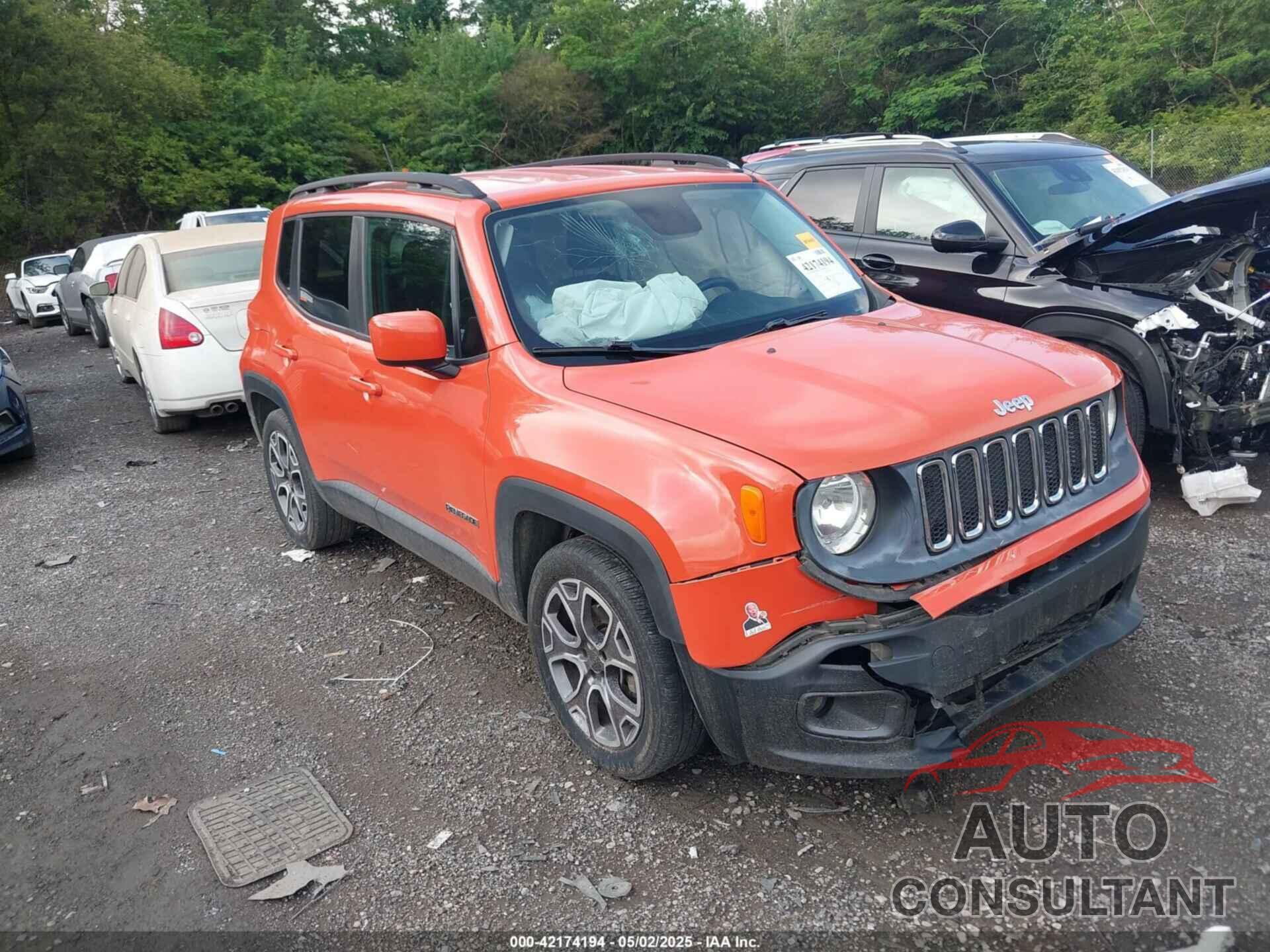 JEEP RENEGADE 2015 - ZACCJABT9FPB34466