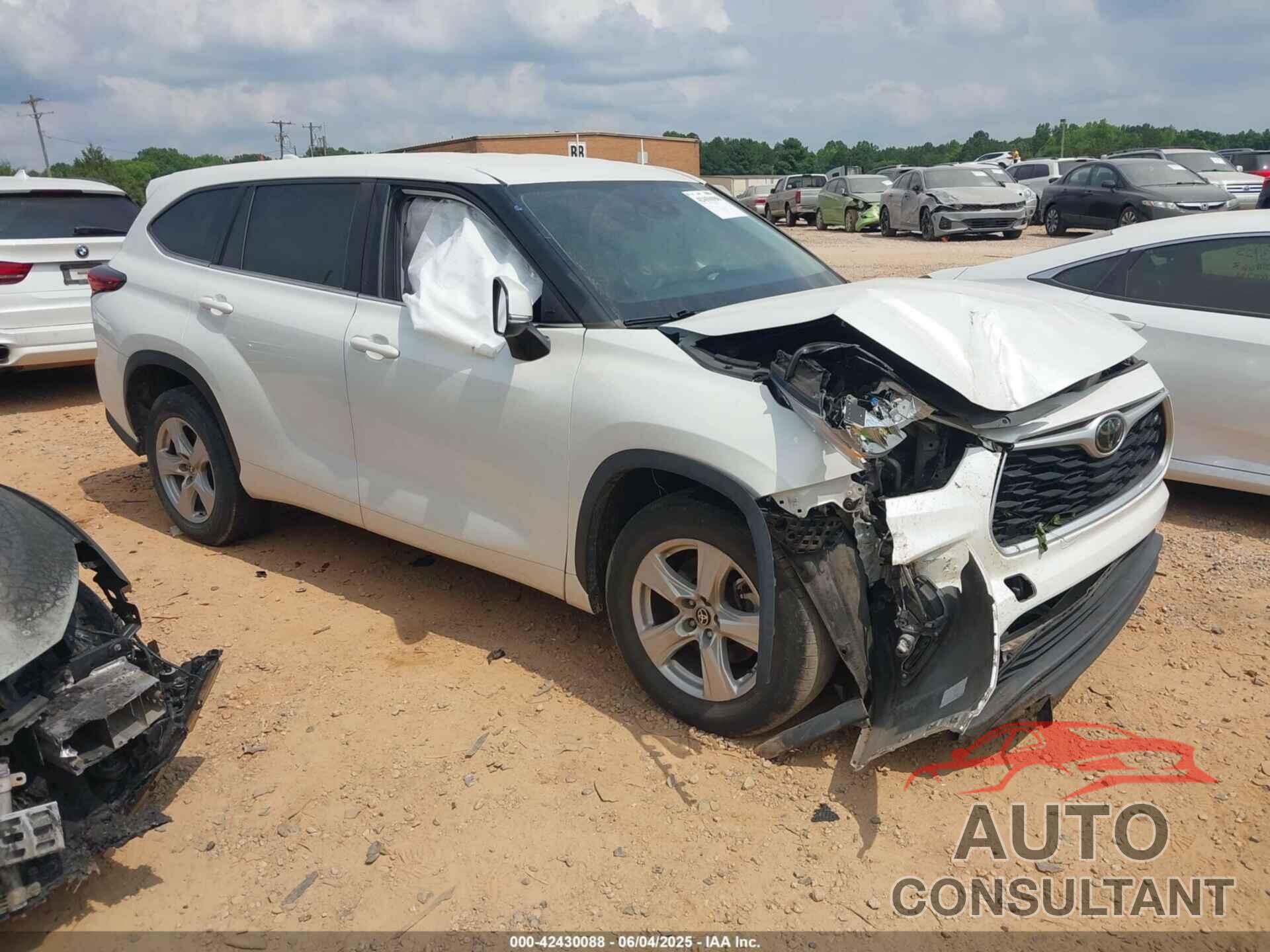 TOYOTA HIGHLANDER 2020 - 5TDCZRAH2LS508743