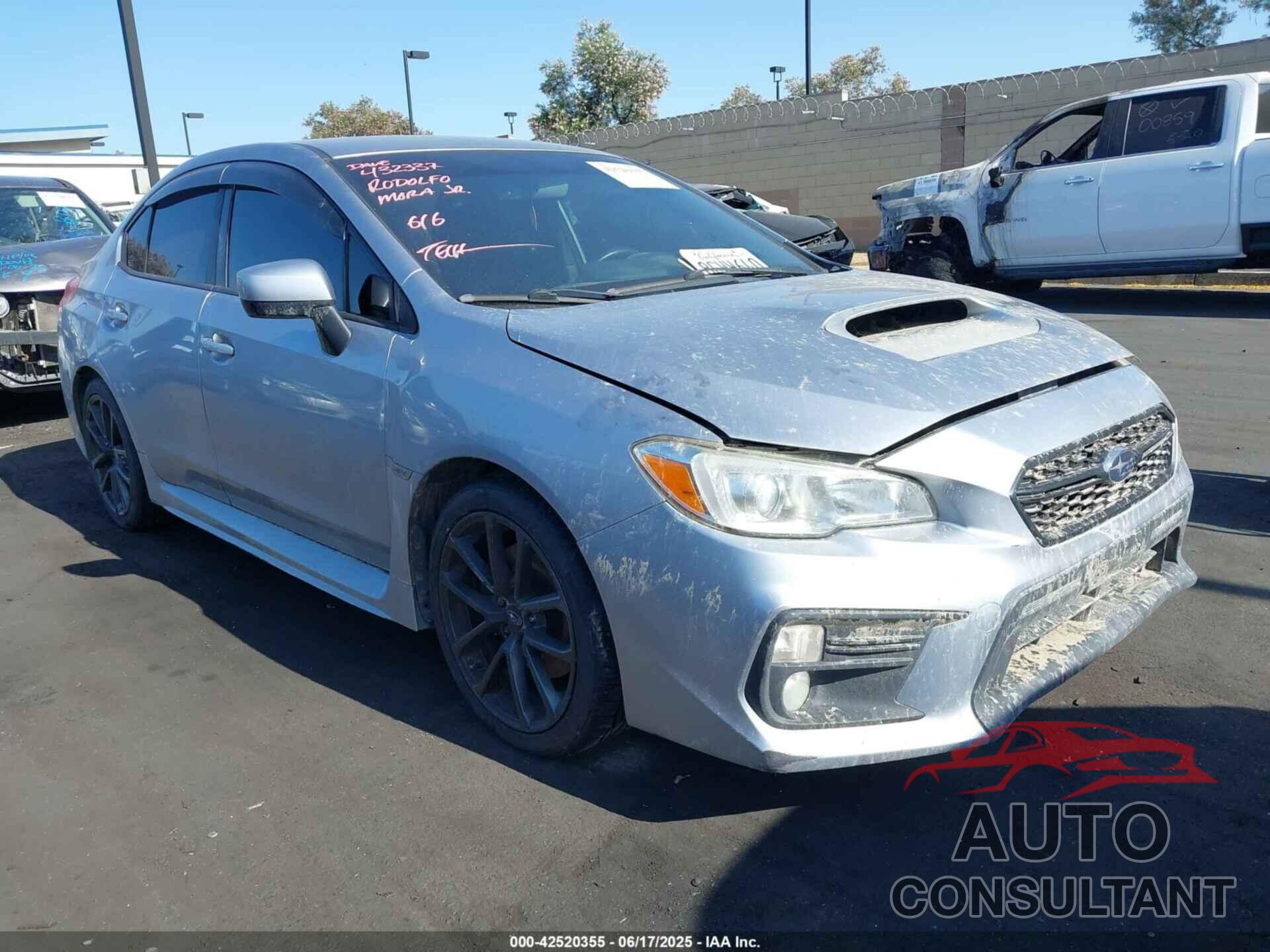 SUBARU WRX 2018 - JF1VA1B64J9825018