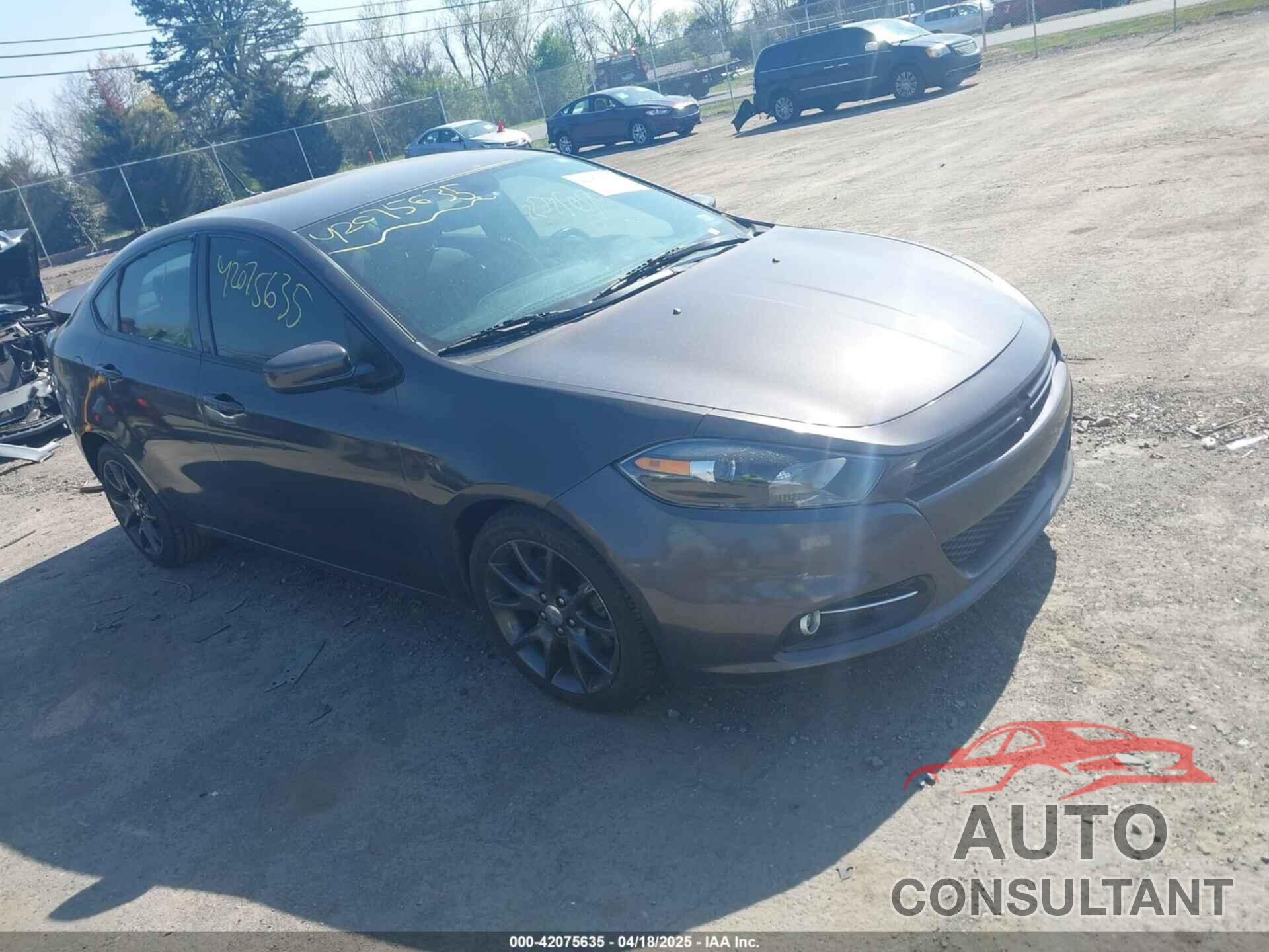 DODGE DART 2014 - 1C3CDFBB4ED861575