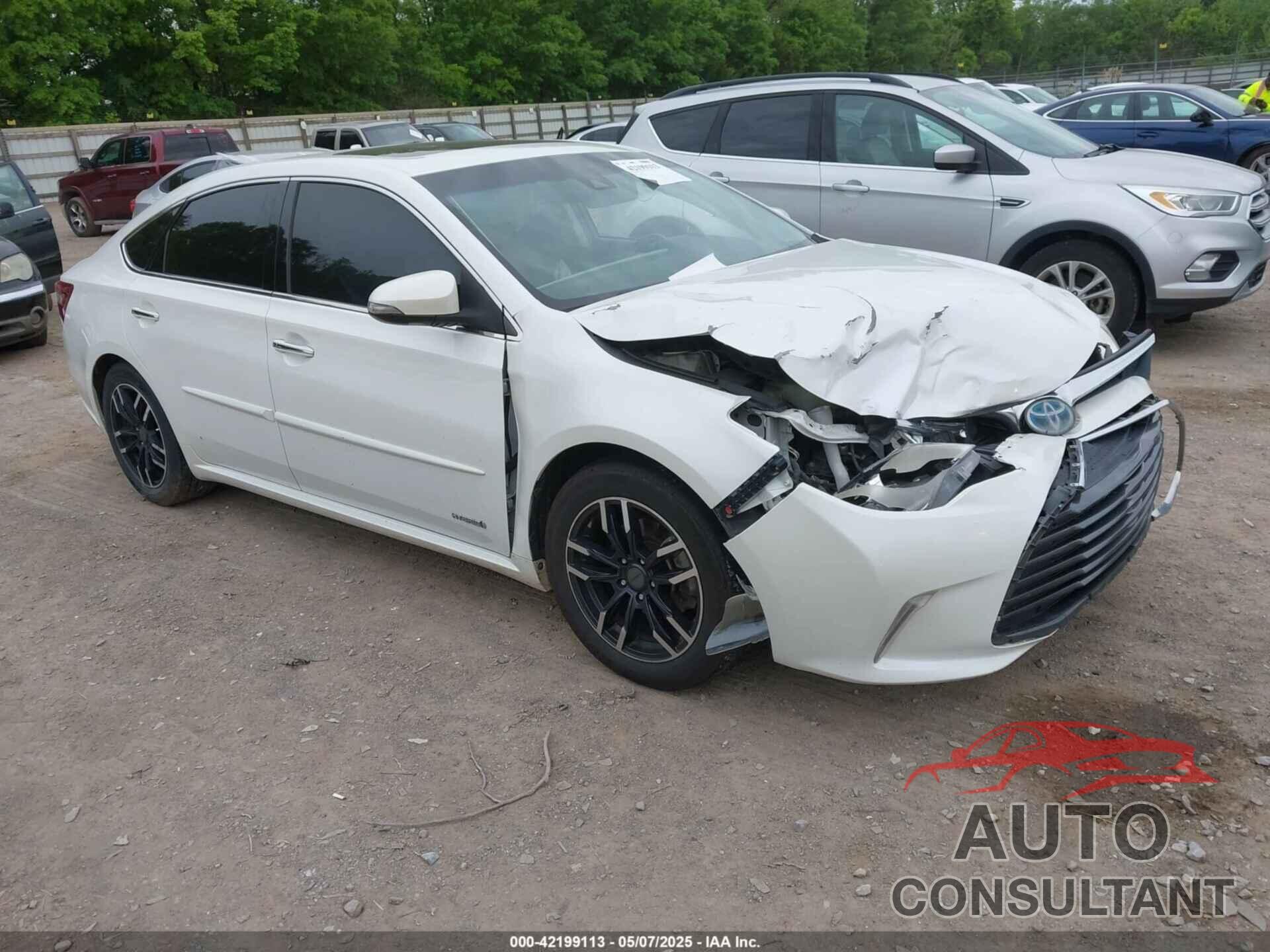 TOYOTA AVALON HYBRID 2016 - 4T1BD1EB3GU049737
