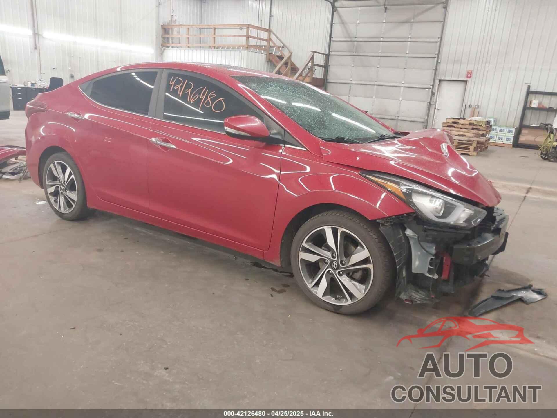 HYUNDAI ELANTRA 2015 - KMHDH4AEXFU374737