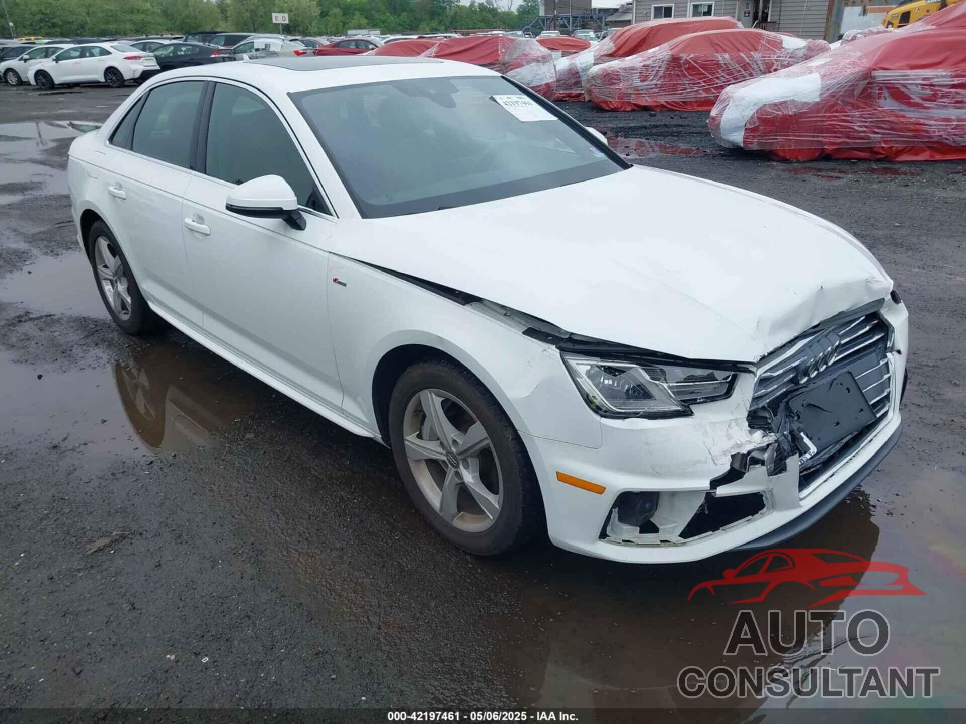 AUDI A4 2019 - WAUDNAF44KN019219