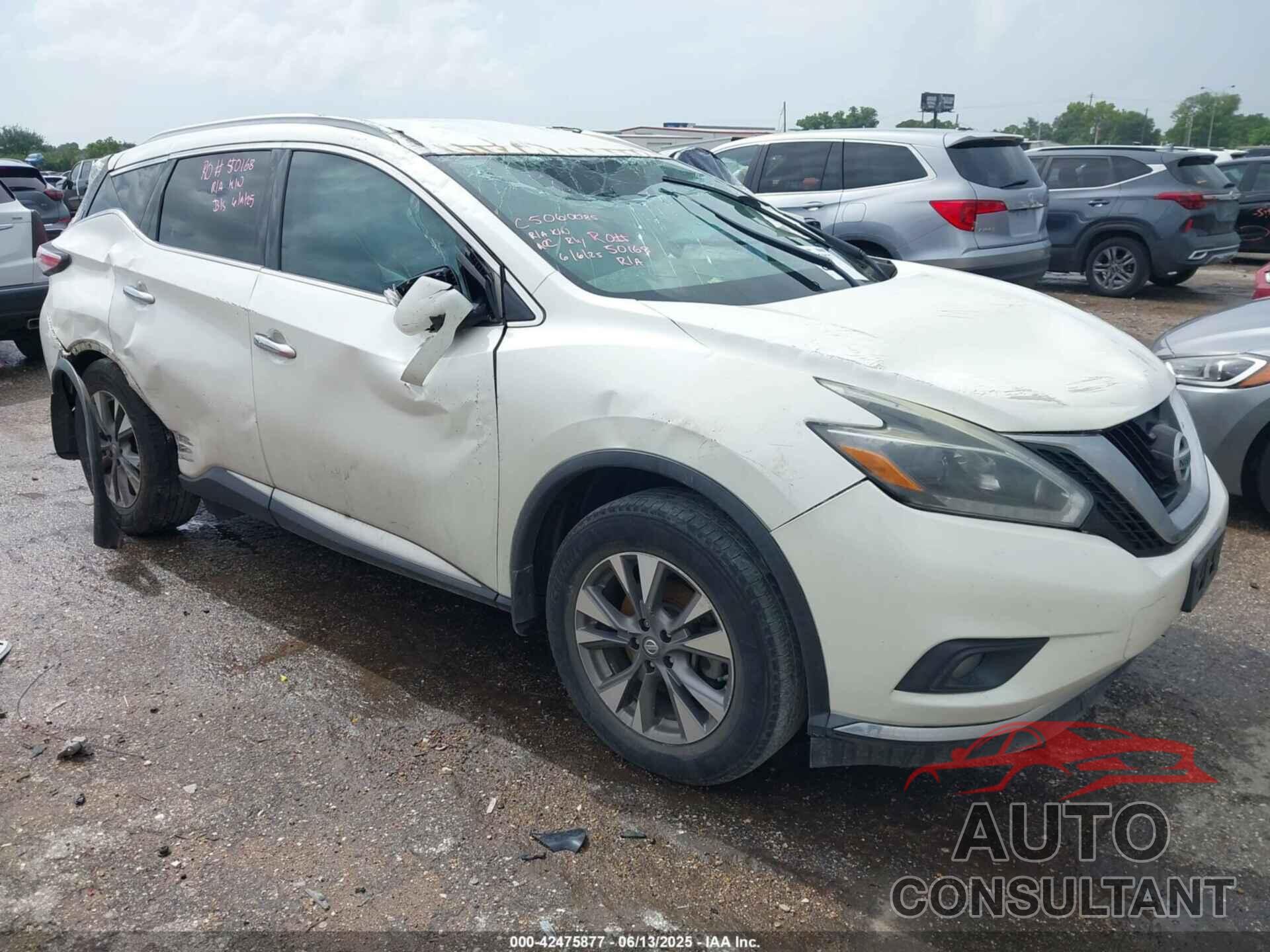 NISSAN MURANO 2018 - 5N1AZ2MG9JN111305