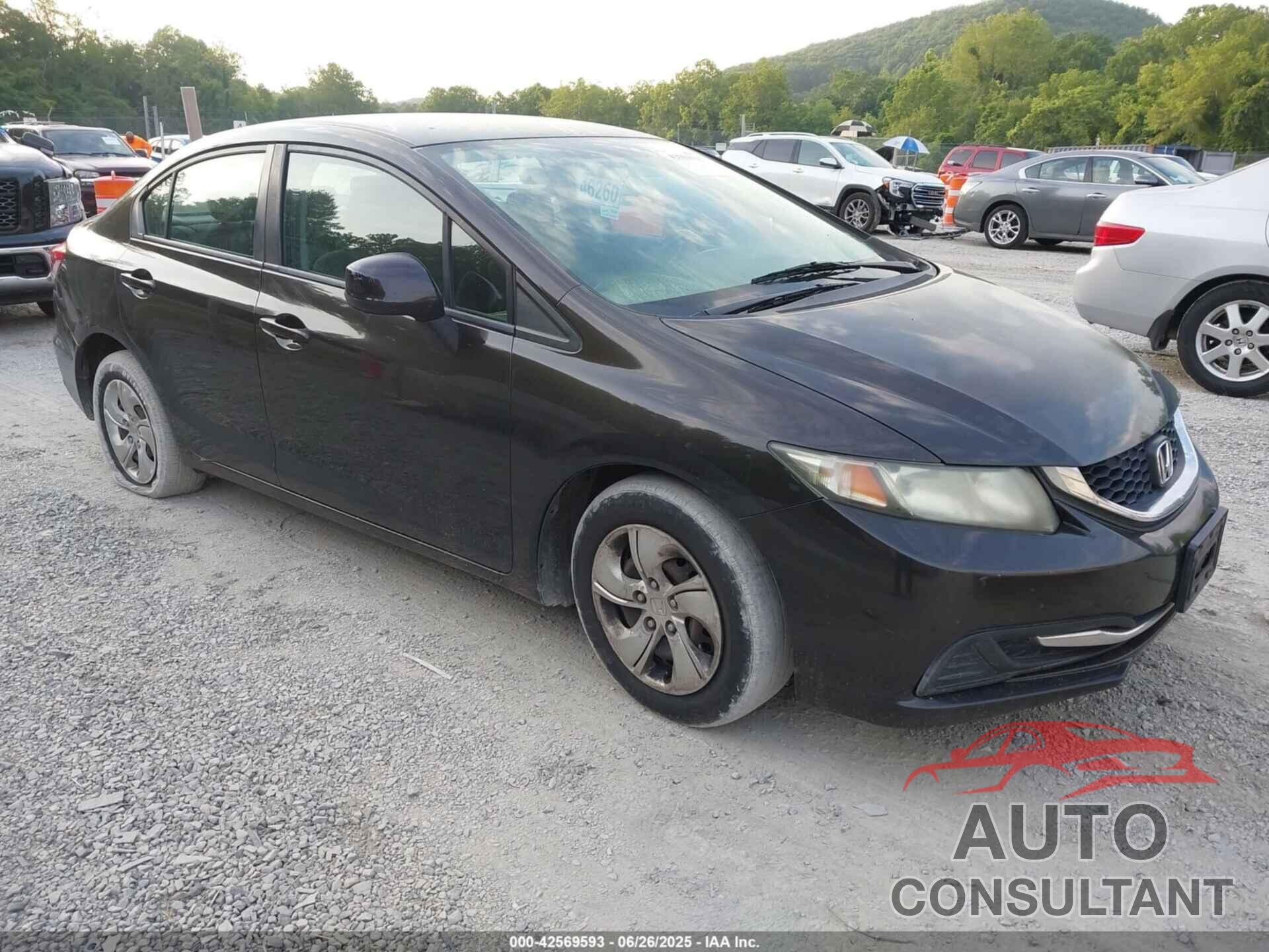 HONDA CIVIC 2013 - 2HGFB2F59DH569371