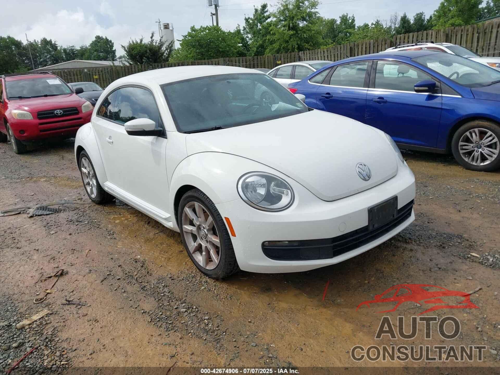 VOLKSWAGEN BEETLE 2012 - 3VWJP7AT9CM630082