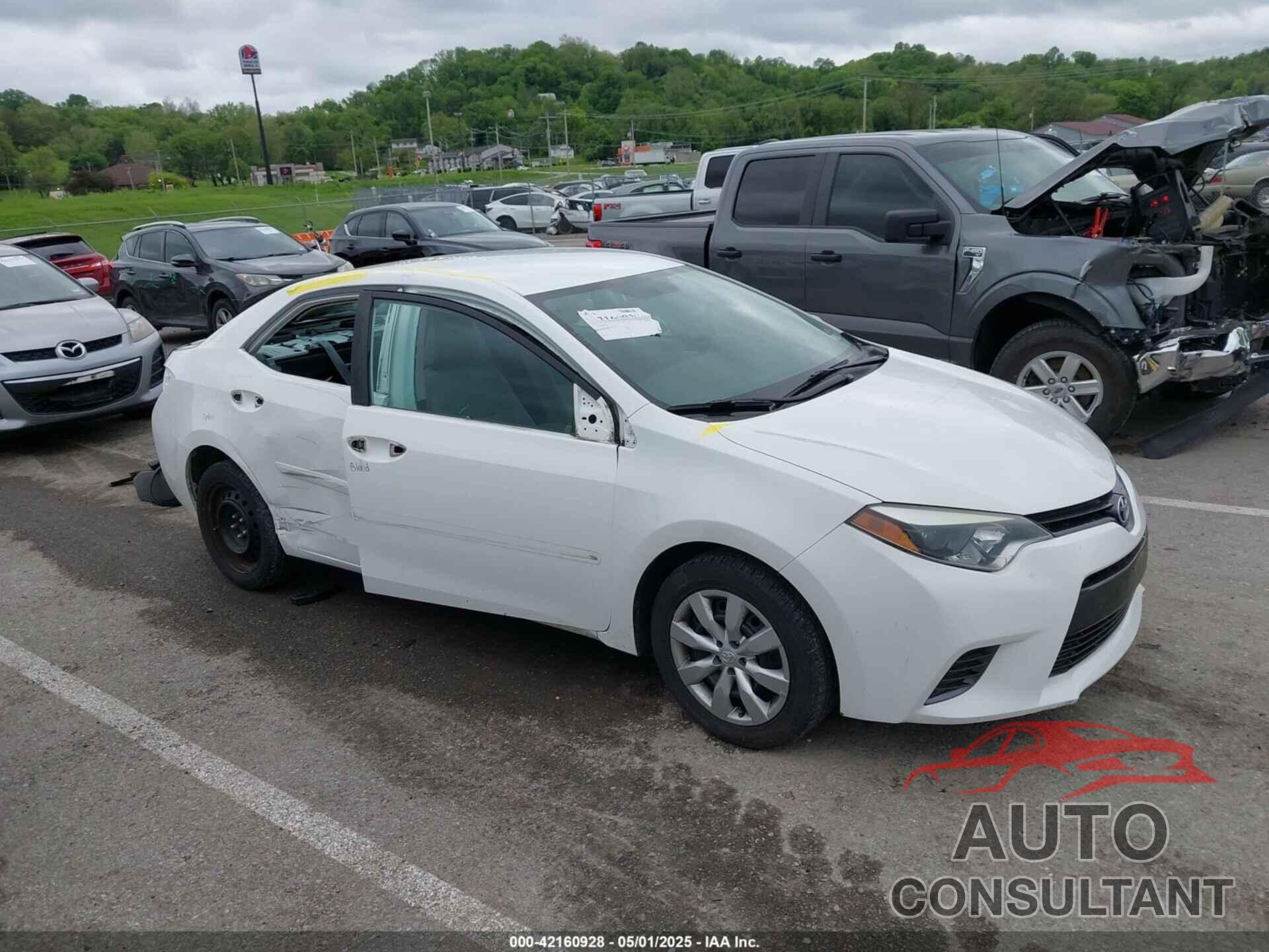 TOYOTA COROLLA 2015 - 5YFBURHE5FP292891