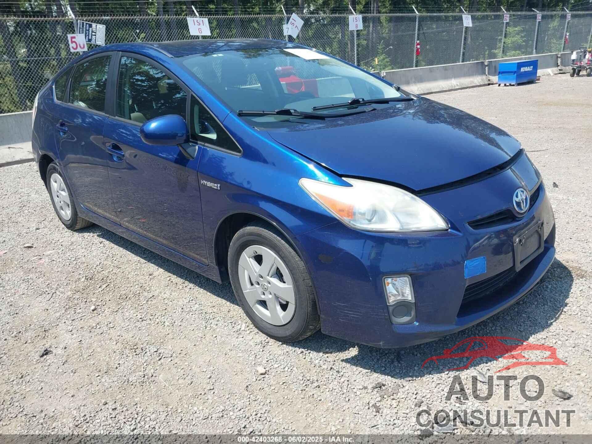 TOYOTA PRIUS 2010 - JTDKN3DU1A5117535