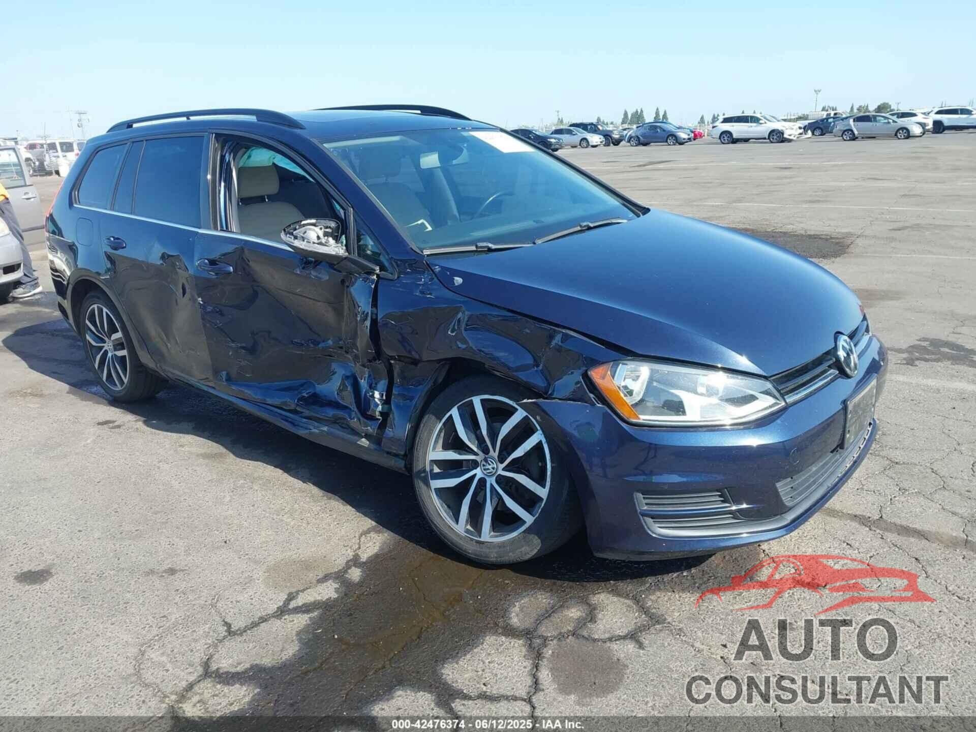 VOLKSWAGEN GOLF SPORTWAGEN 2016 - 3VWC17AU5GM520266