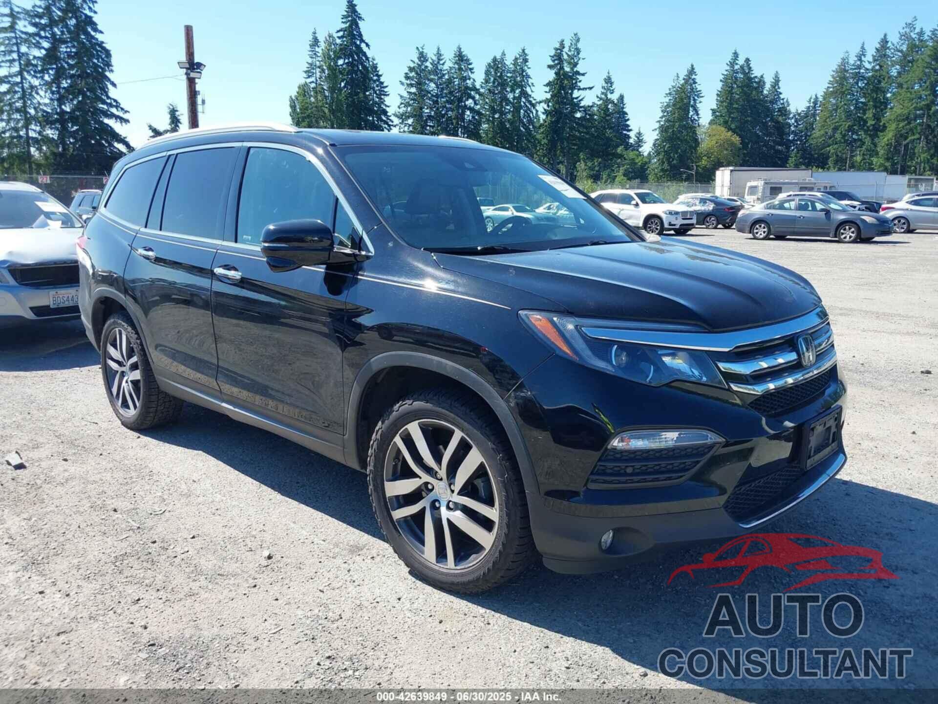 HONDA PILOT 2016 - 5FNYF6H95GB123568