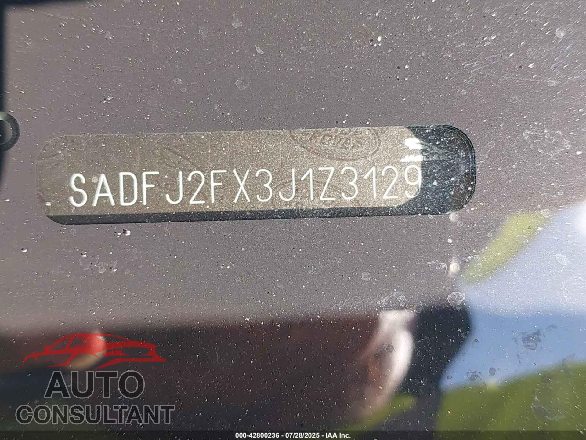 JAGUAR E-PACE 2018 - SADFJ2FX3J1Z31292