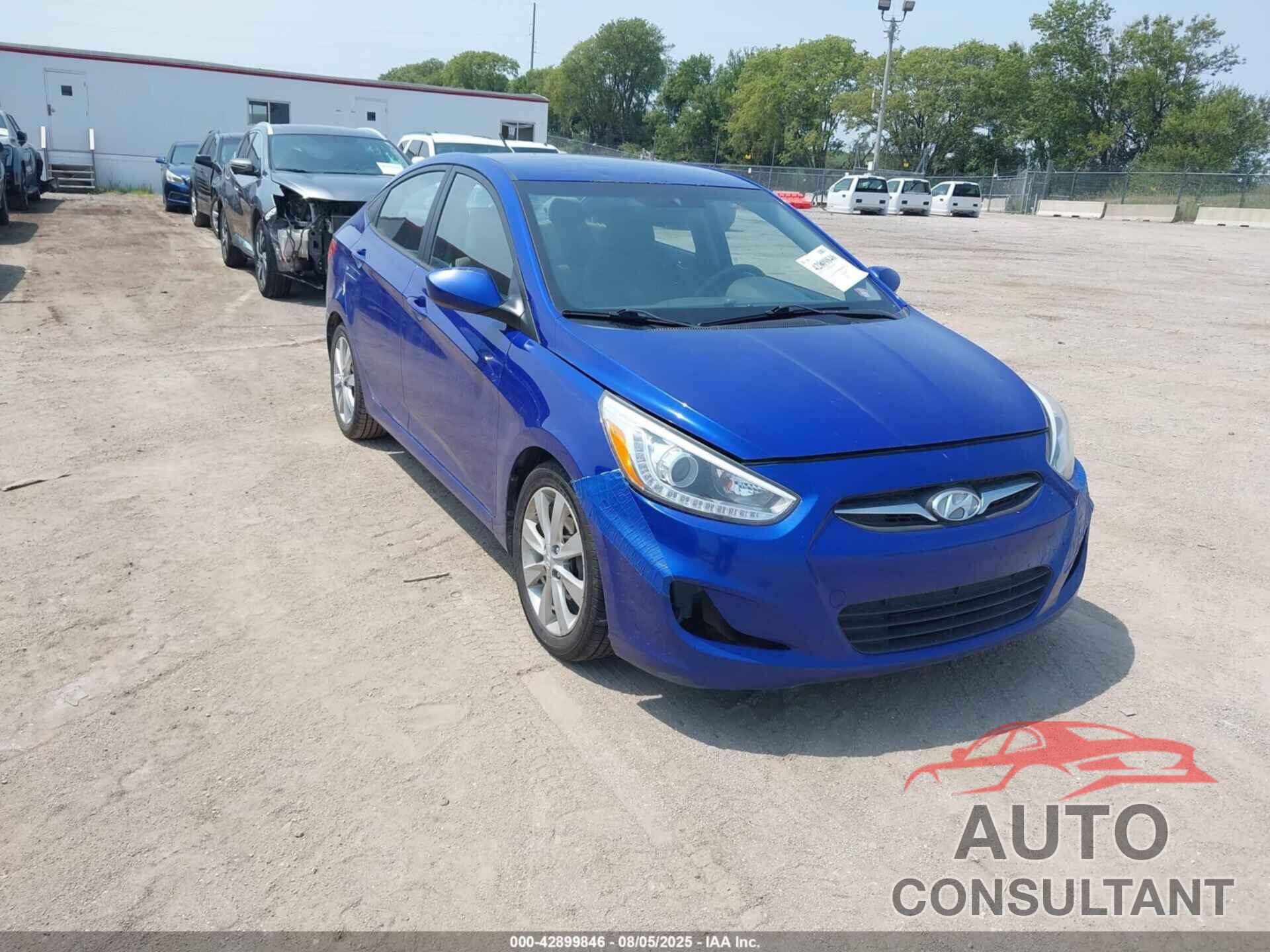 HYUNDAI ACCENT 2014 - KMHCU4AE3EU649614
