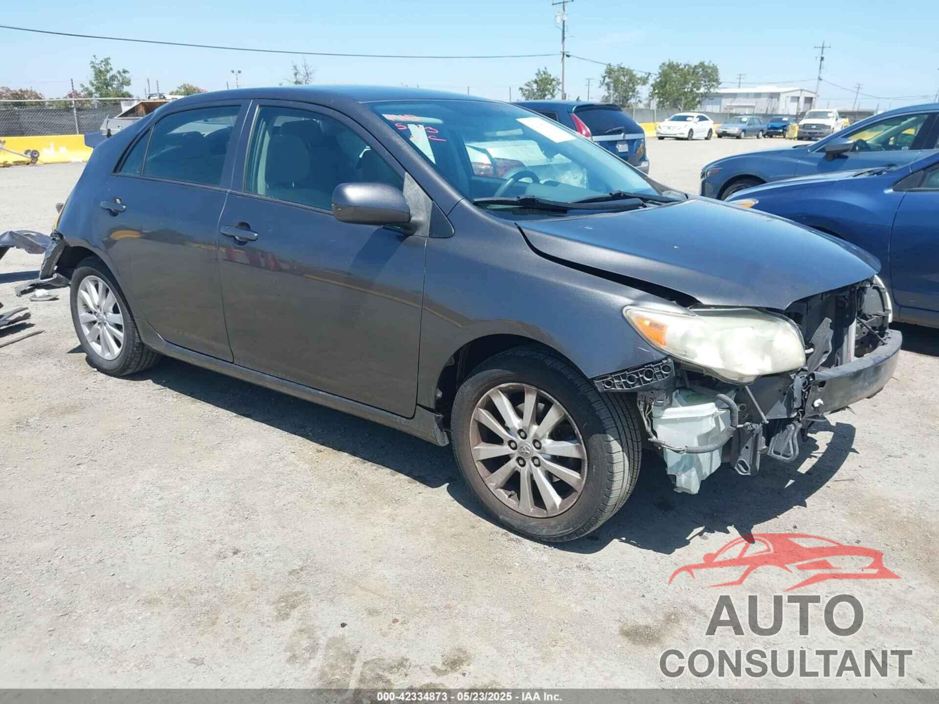 TOYOTA COROLLA 2009 - JTDBL40E69J047270