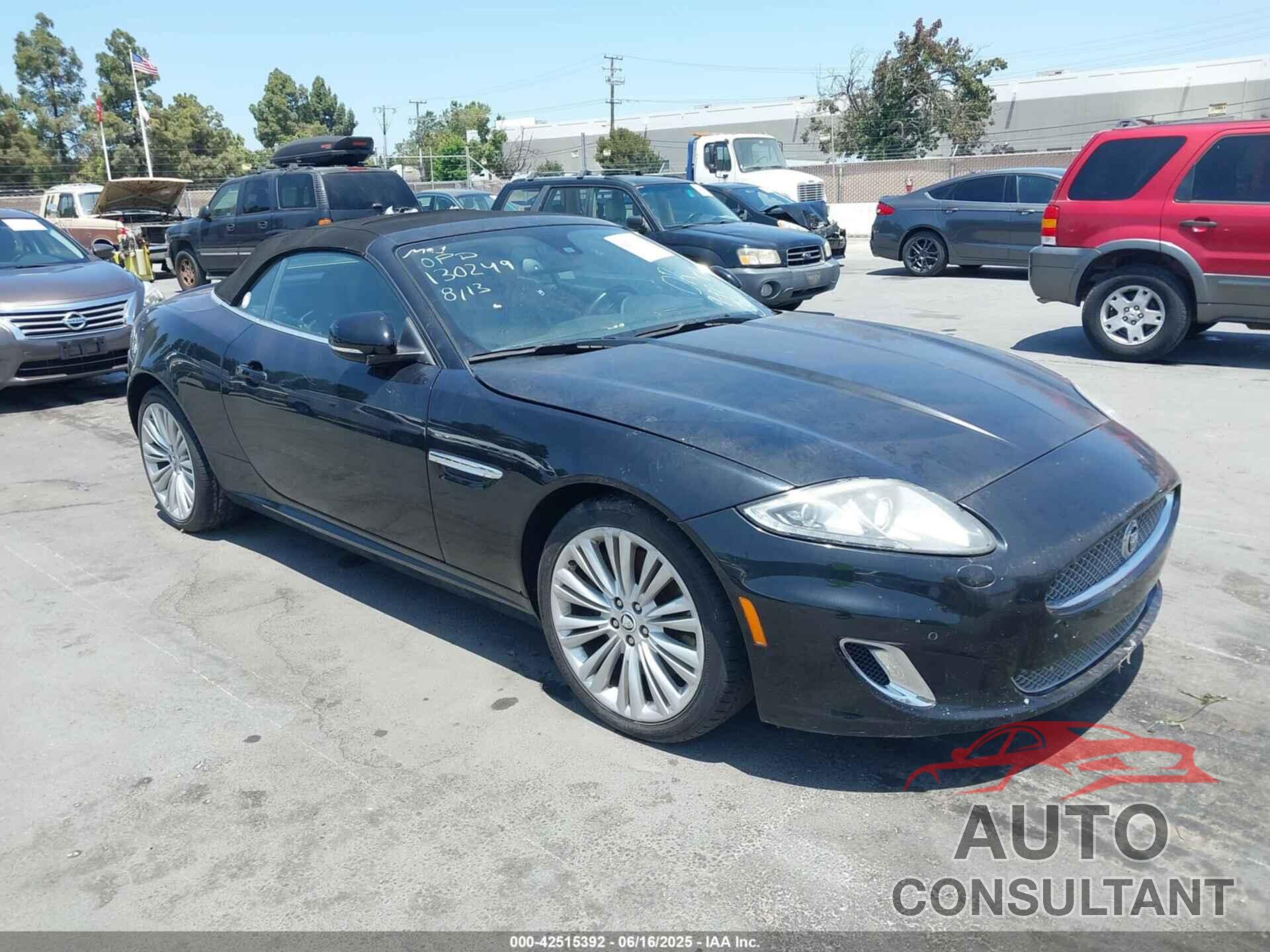 JAGUAR XK 2012 - SAJWA4GB0CLB46718