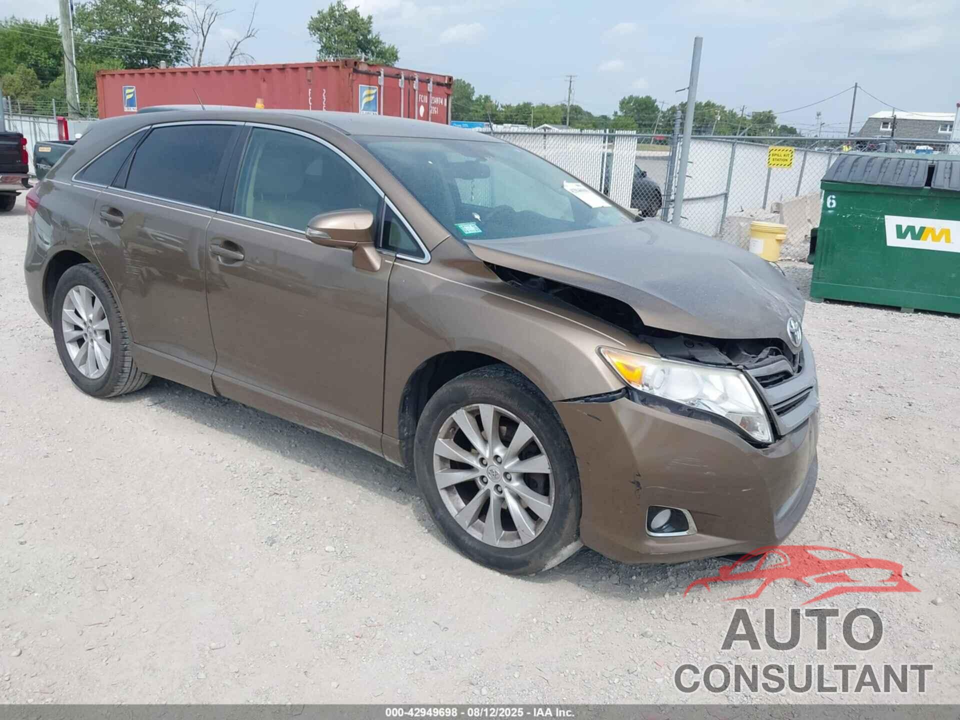 TOYOTA VENZA 2014 - 4T3ZA3BB3EU081289