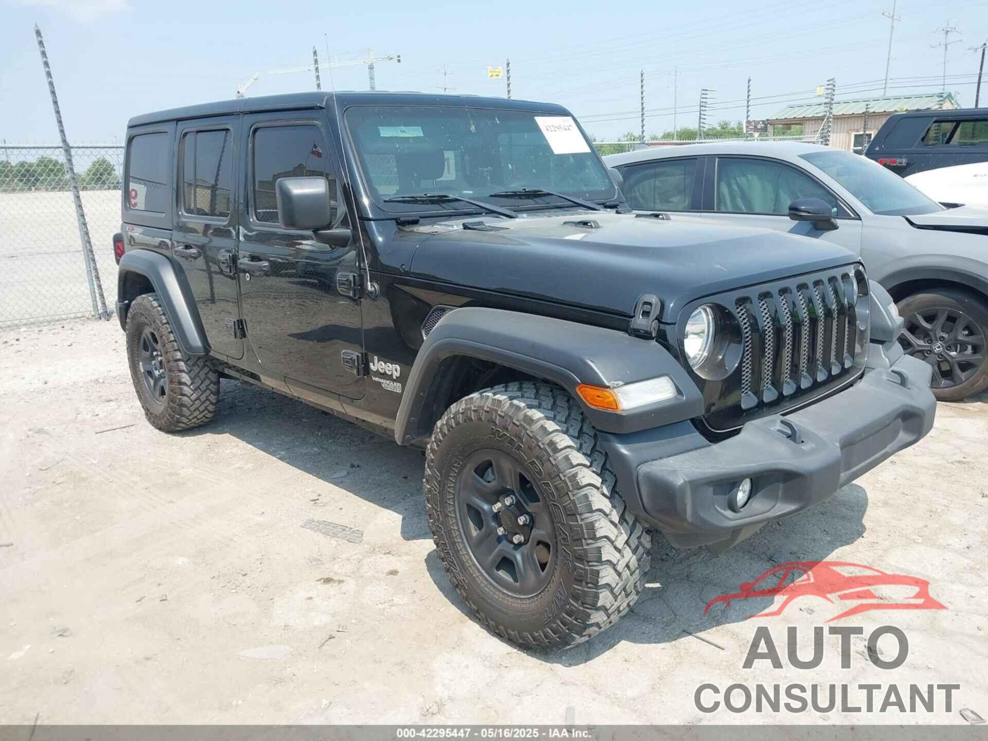 JEEP WRANGLER UNLIMITED 2018 - 1C4HJXDG4JW191470