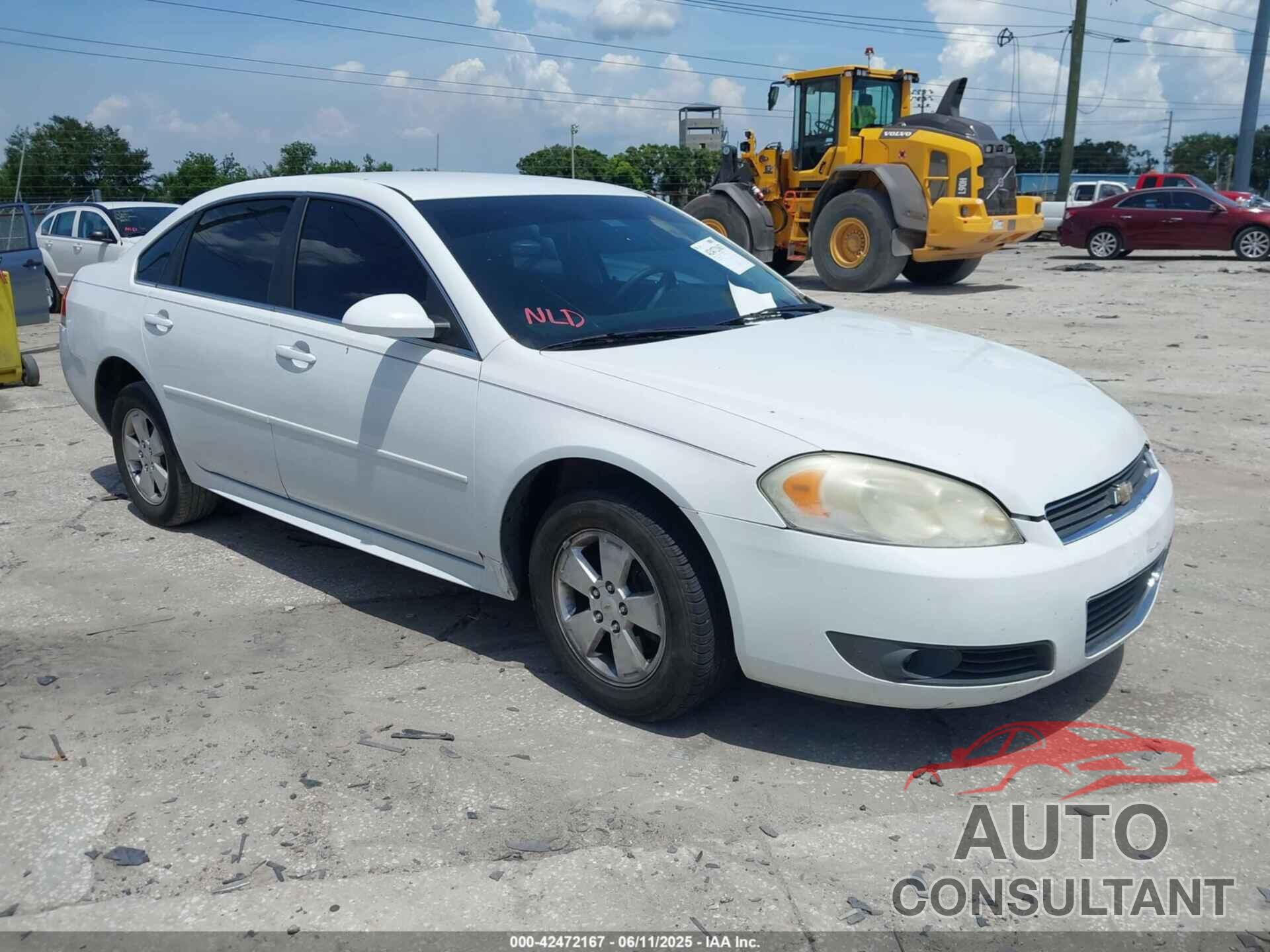 CHEVROLET IMPALA 2011 - 2G1WG5EK9B1216295