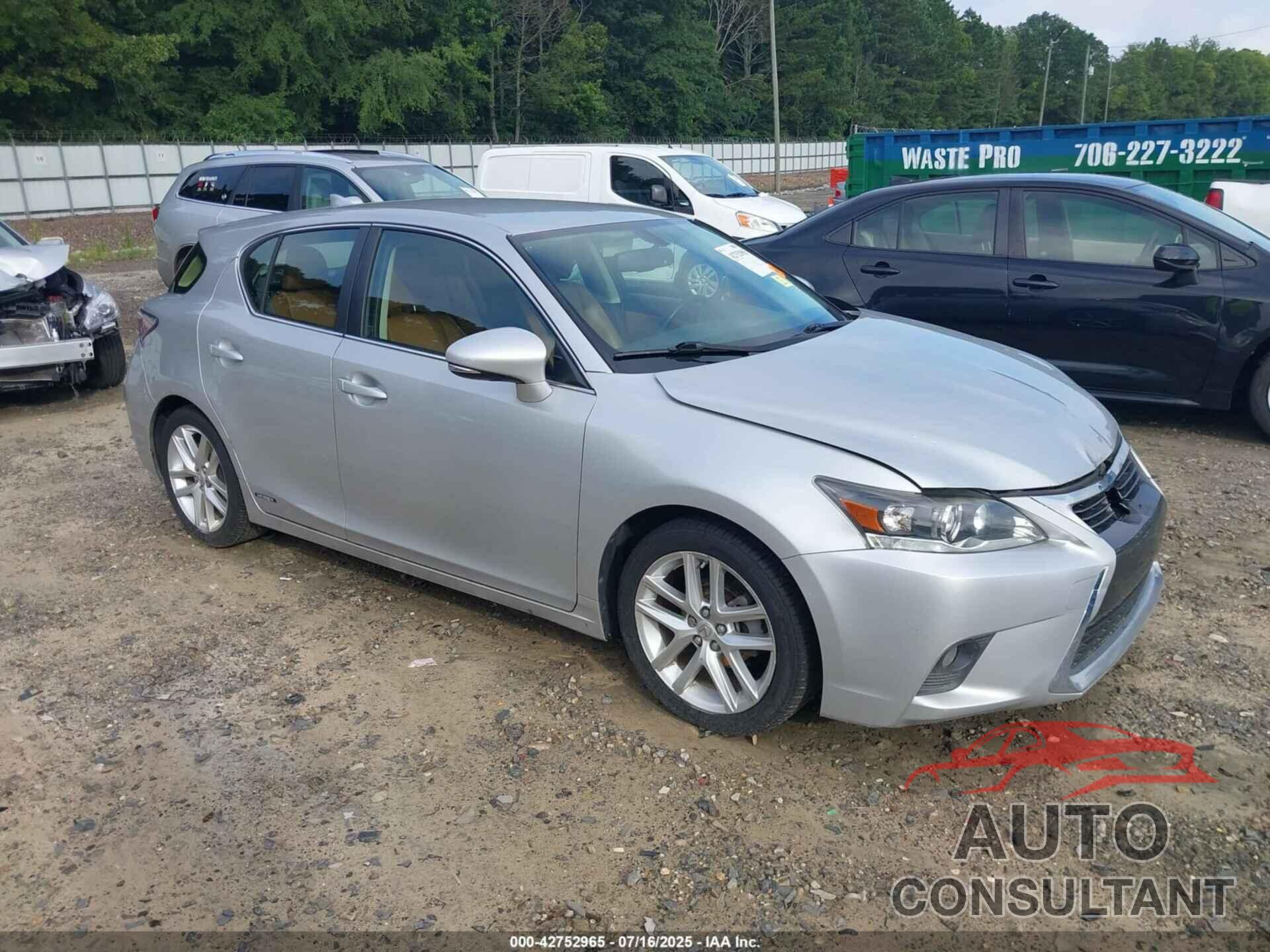 LEXUS CT 200H 2016 - JTHKD5BH7G2262219