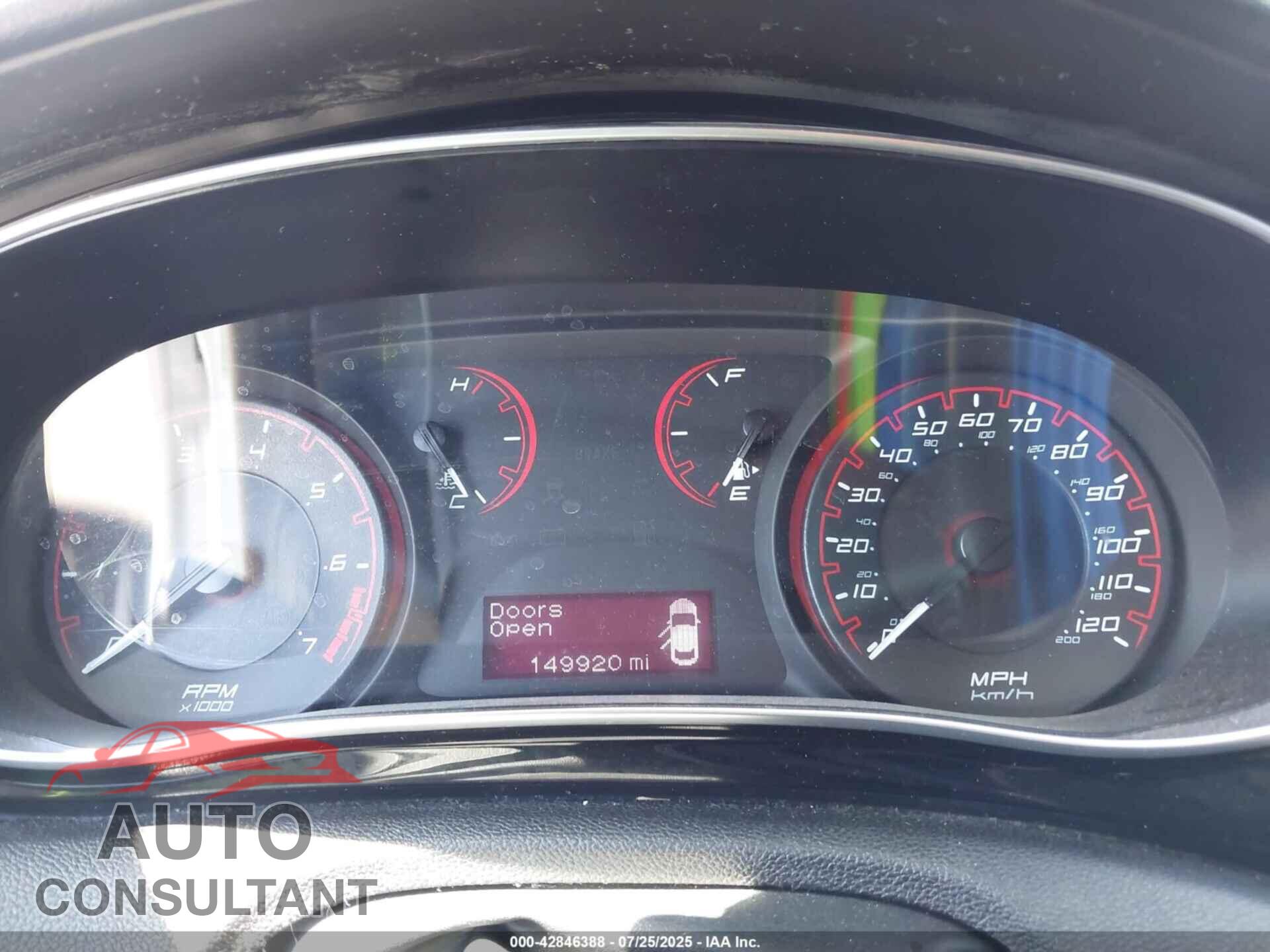 DODGE DART 2013 - 1C3CDFBA3DD345522