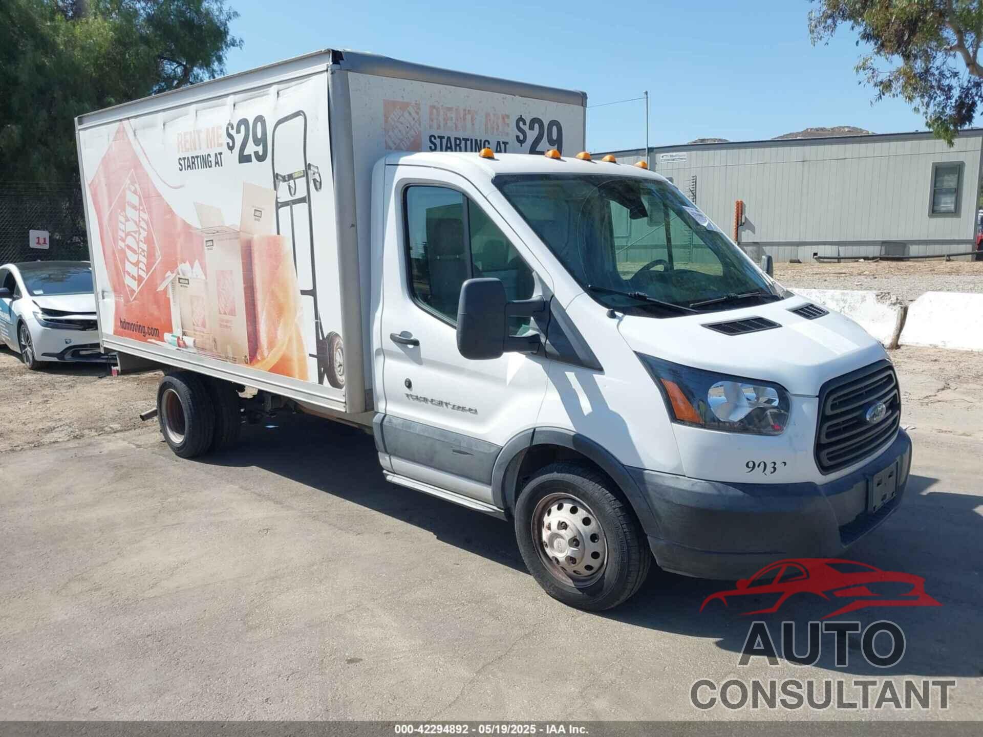 FORD TRANSIT-350 CAB 2019 - 1FDBF8ZM9KKA38549