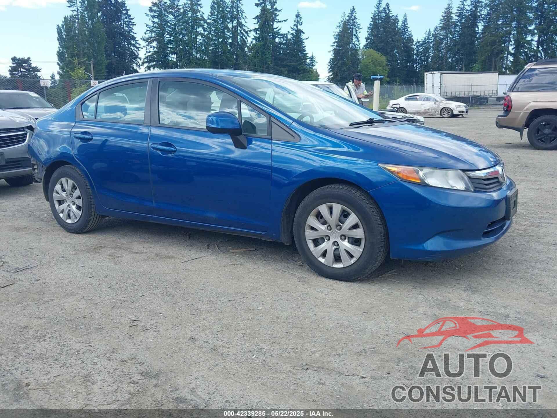 HONDA CIVIC 2012 - 19XFB2F50CE076865
