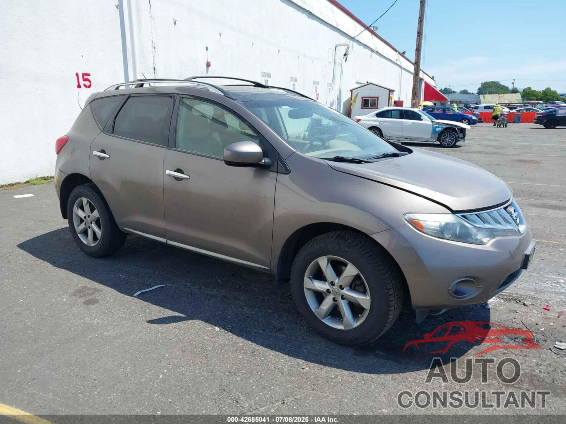 NISSAN MURANO 2010 - JN8AZ1MW1AW137157