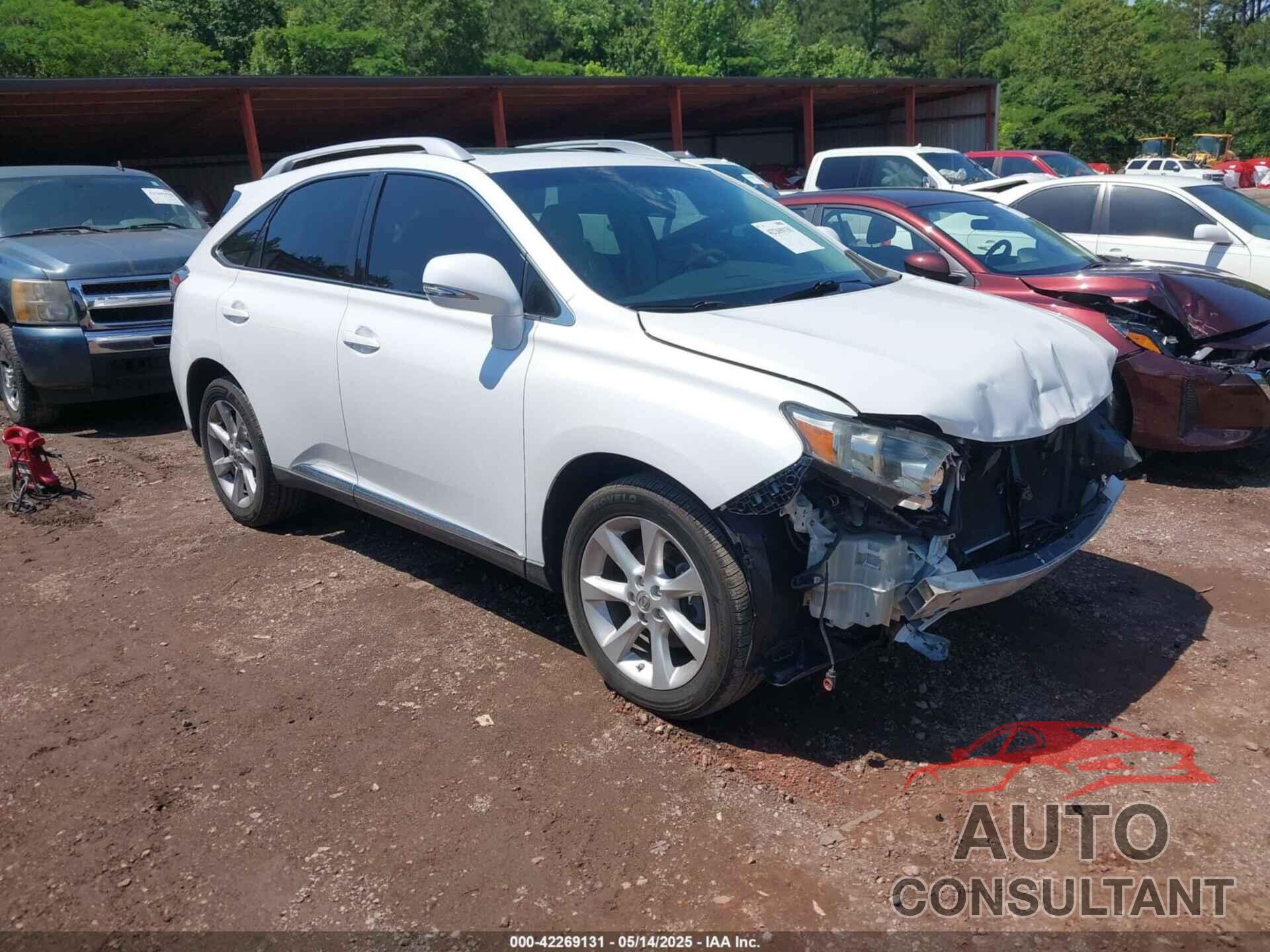 LEXUS RX 350 2011 - 2T2ZK1BAXBC048896