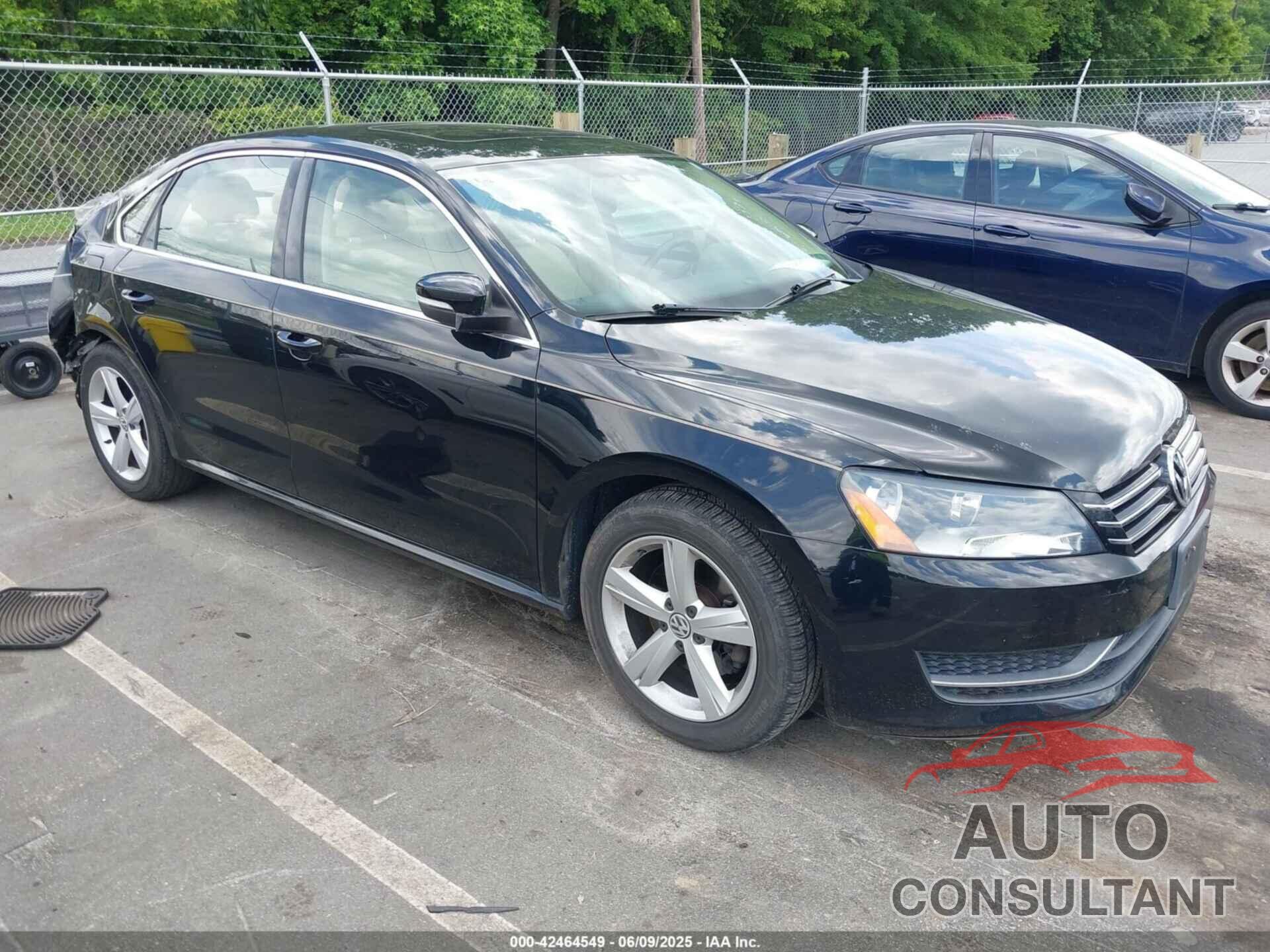 VOLKSWAGEN PASSAT 2013 - 1VWBP7A34DC114543