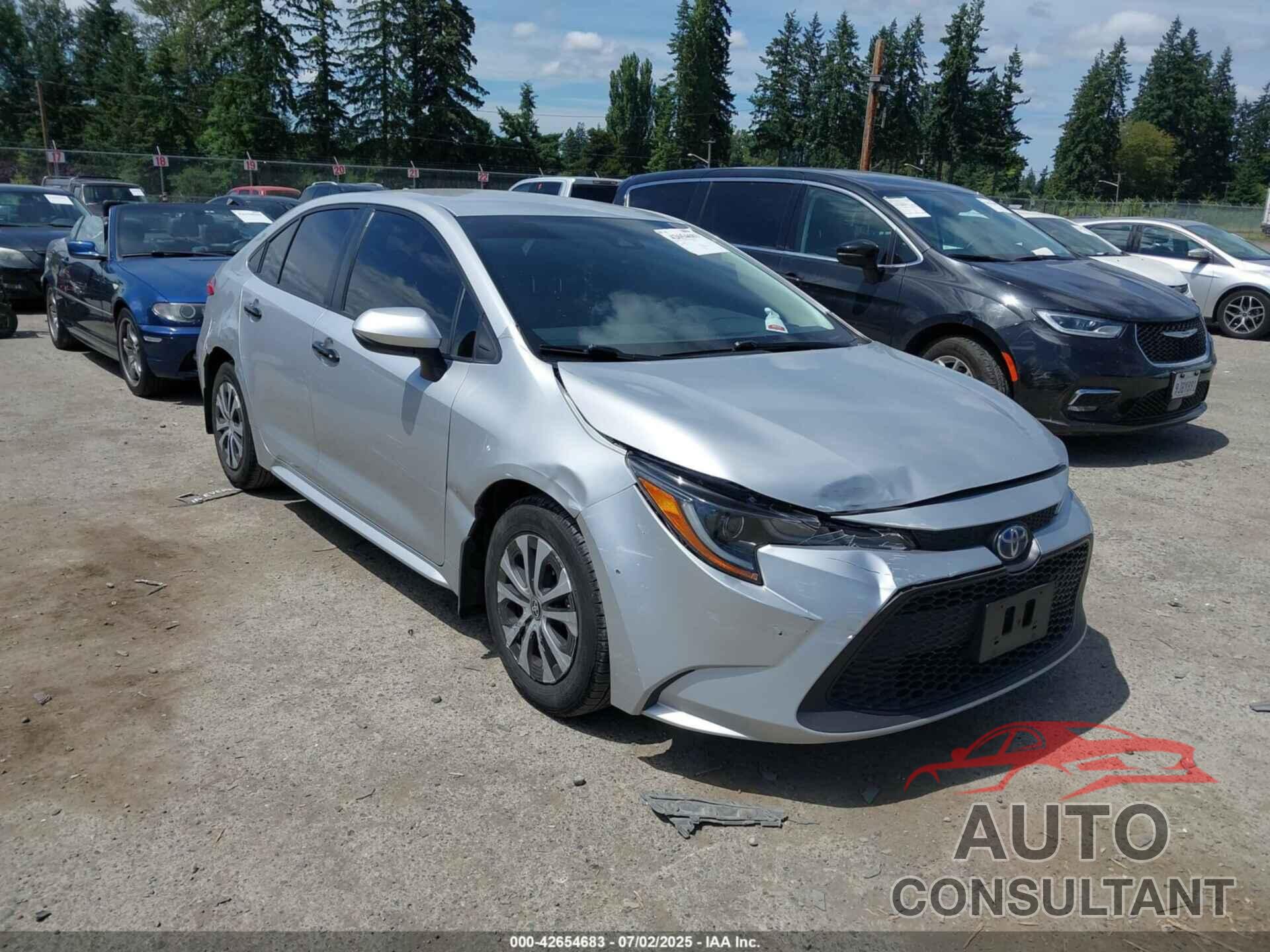 TOYOTA COROLLA 2022 - JTDEAMDEXN3007091