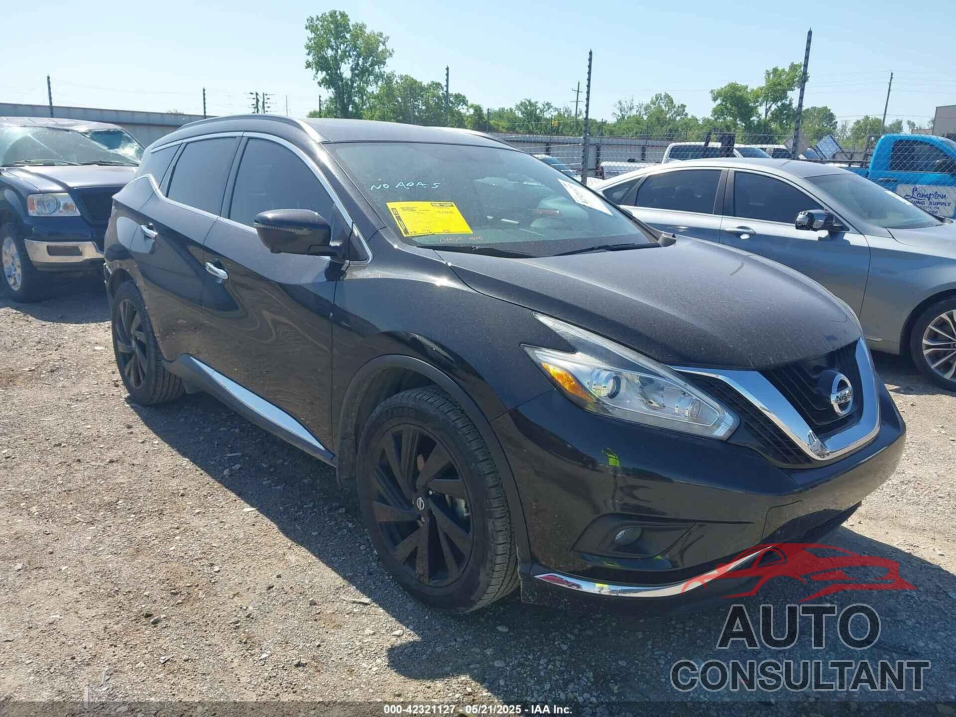 NISSAN MURANO 2017 - 5N1AZ2MG7HN144488