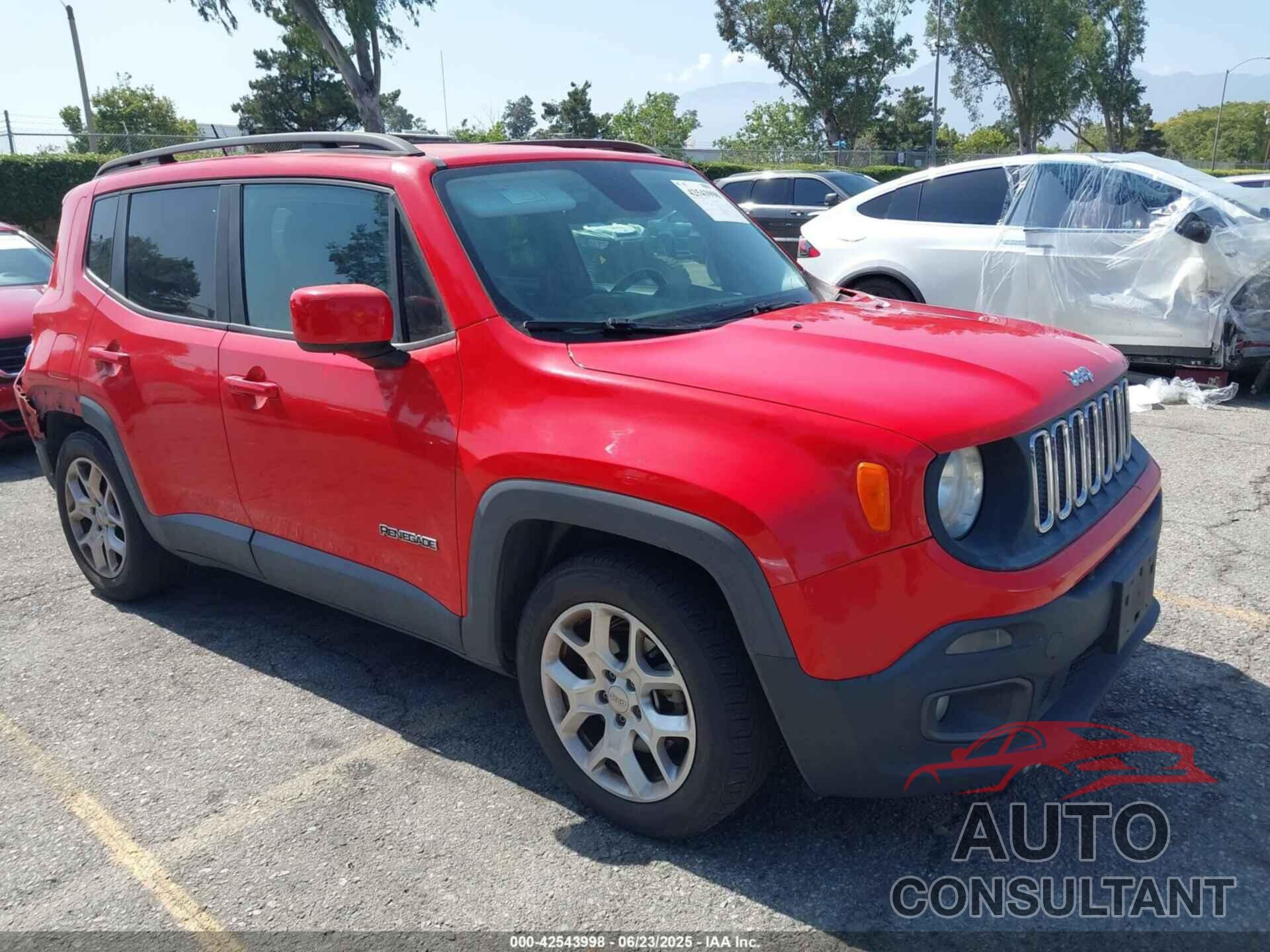 JEEP RENEGADE 2015 - ZACCJABTXFPC10471