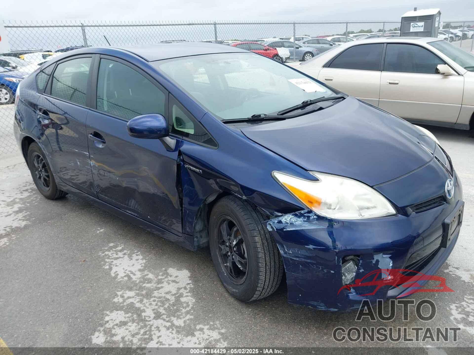 TOYOTA PRIUS 2012 - JTDKN3DU1C1557166