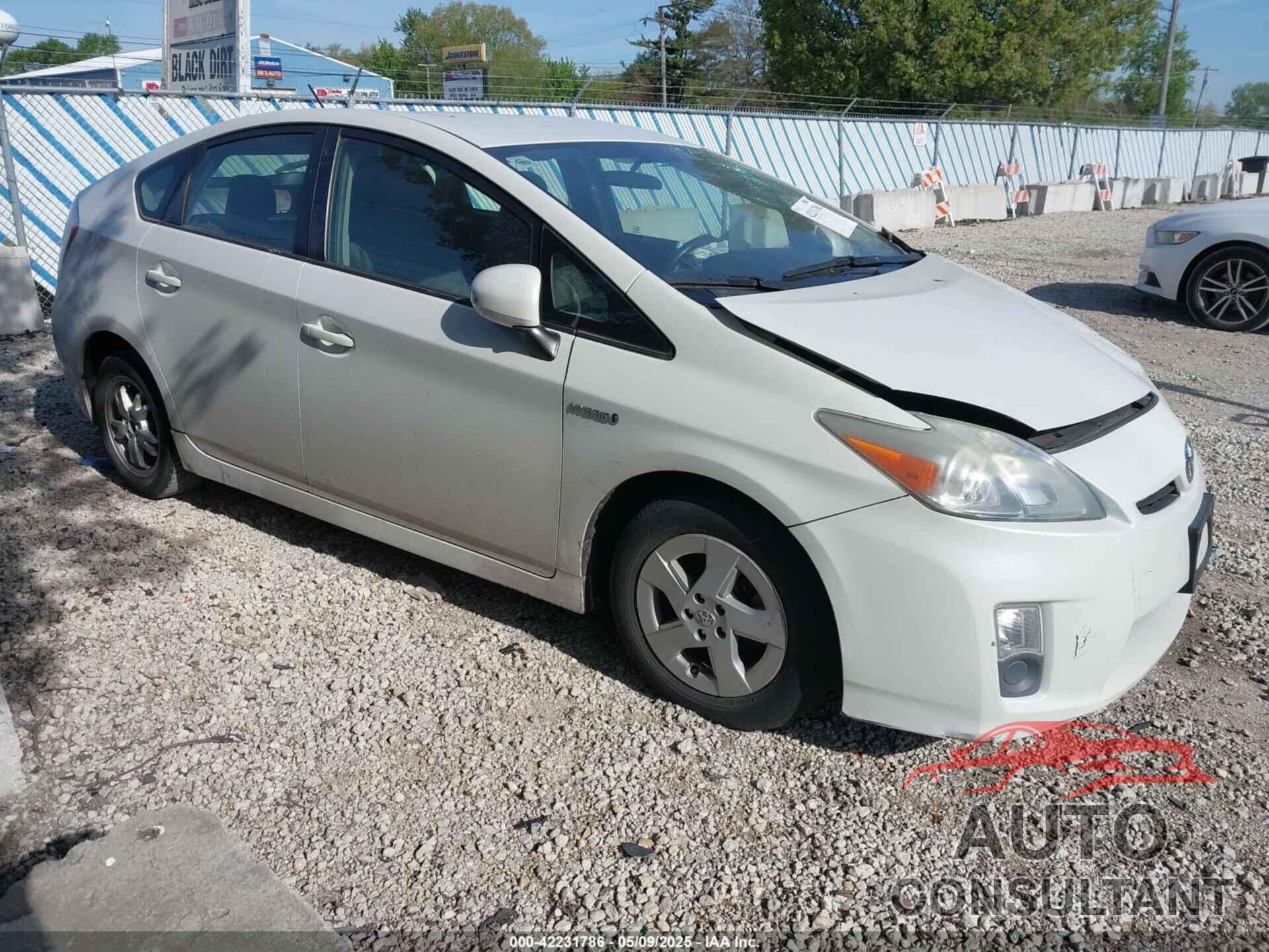 TOYOTA PRIUS 2011 - JTDKN3DU6B1460432
