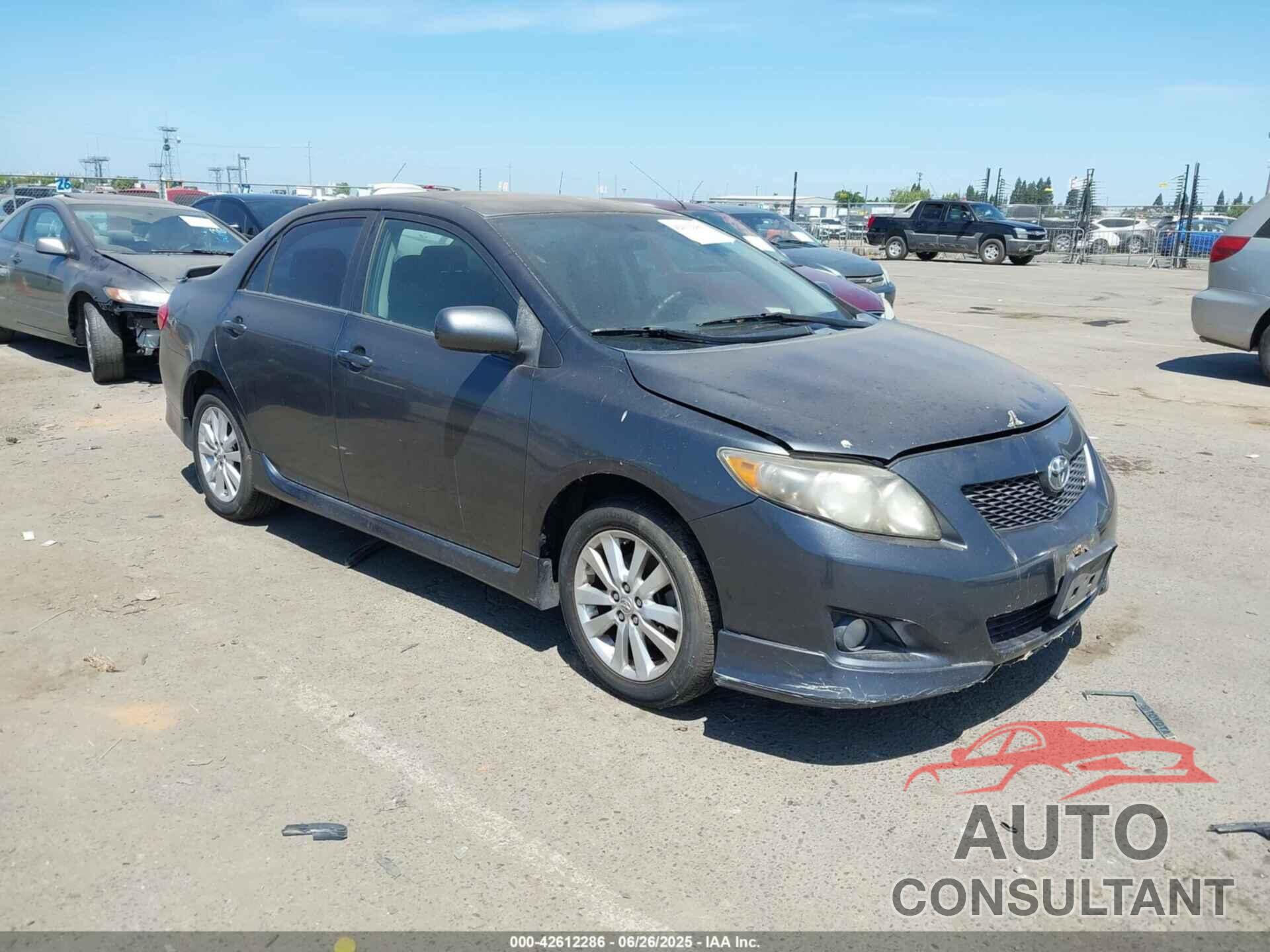 TOYOTA COROLLA 2009 - 1NXBU40E69Z102551