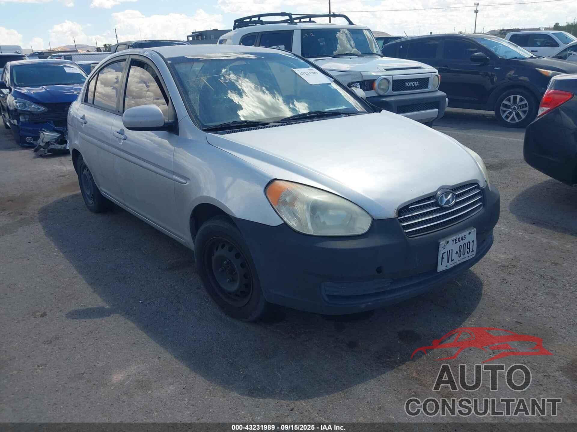 HYUNDAI ACCENT 2011 - KMHCN4ACXBU533267