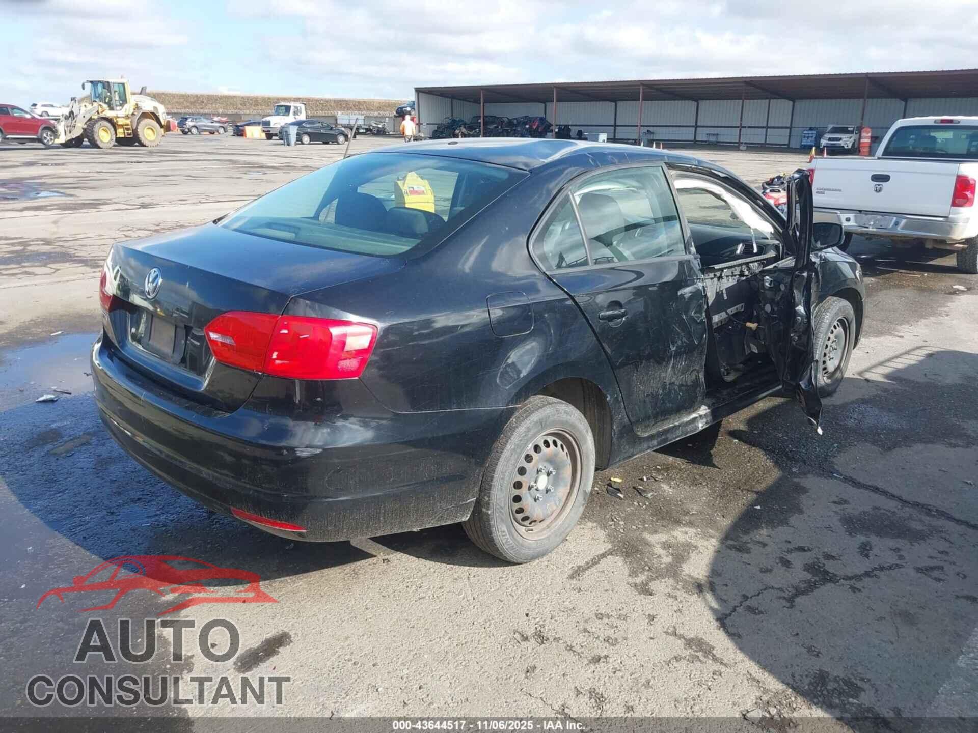 VOLKSWAGEN JETTA 2012 - 3VW2K7AJ4CM367372