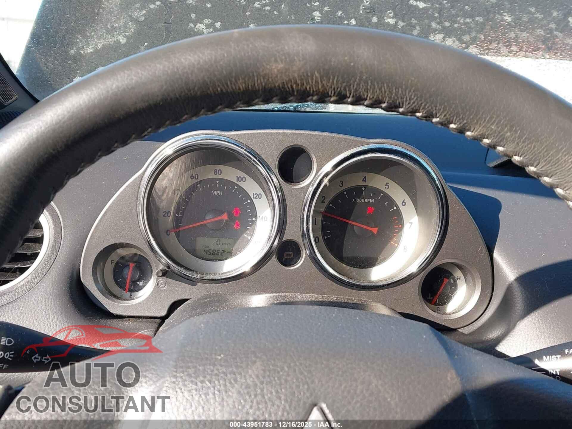 MITSUBISHI ECLIPSE SPYDER 2011 - 4A37L5EFXBE004124