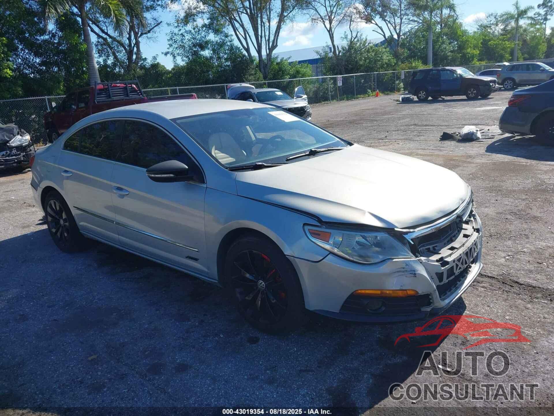 VOLKSWAGEN CC 2010 - WVWMN7AN0AE532391