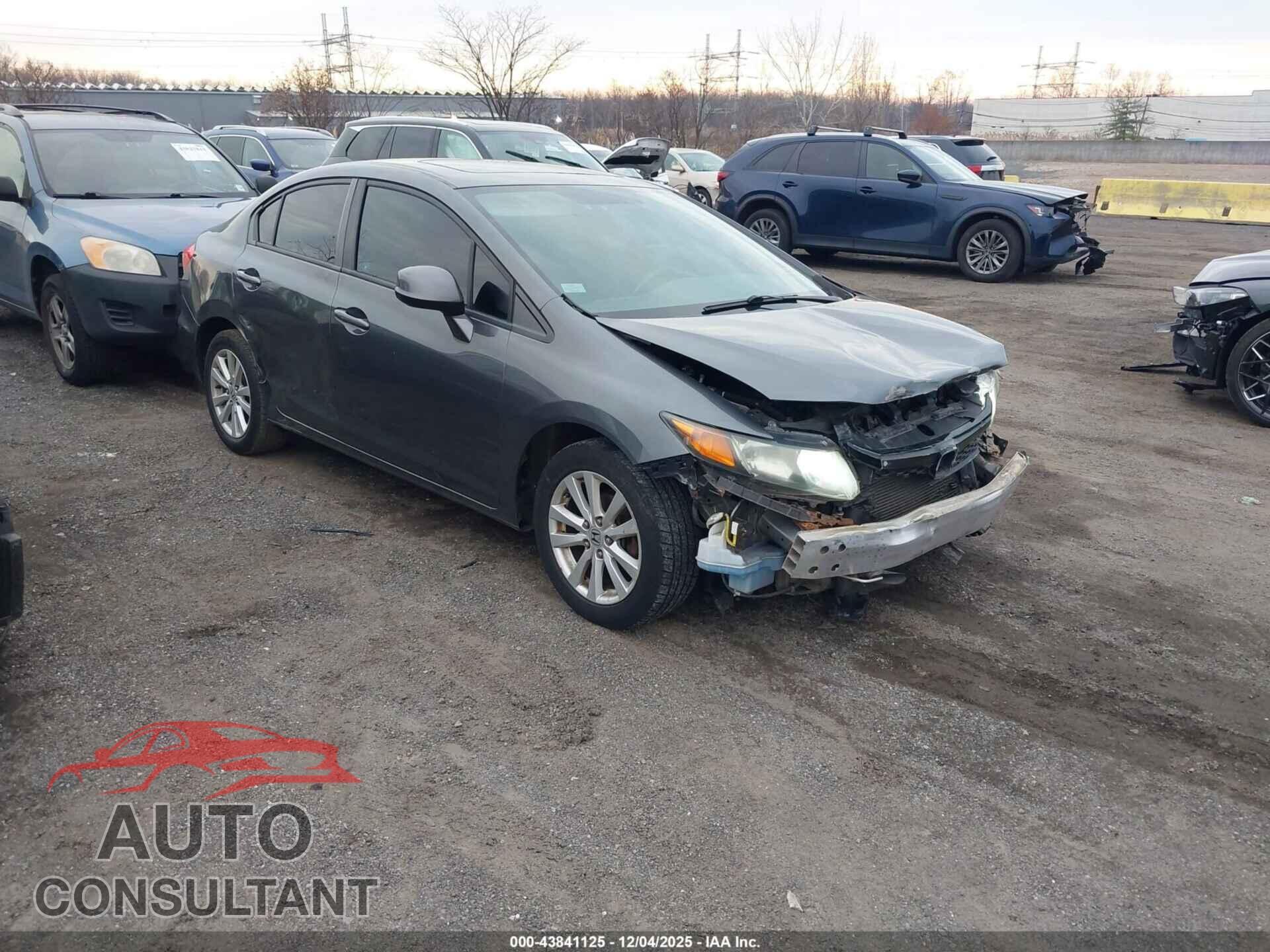 HONDA CIVIC 2012 - 2HGFB2F87CH306496