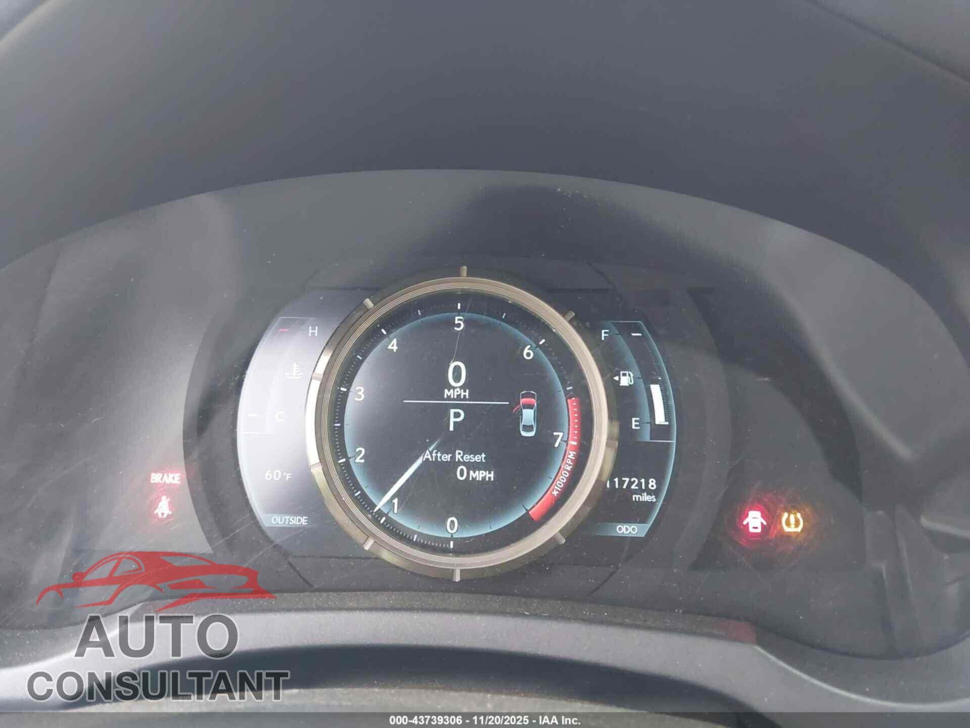 LEXUS IS 250 2014 - JTHBF1D24E5036484