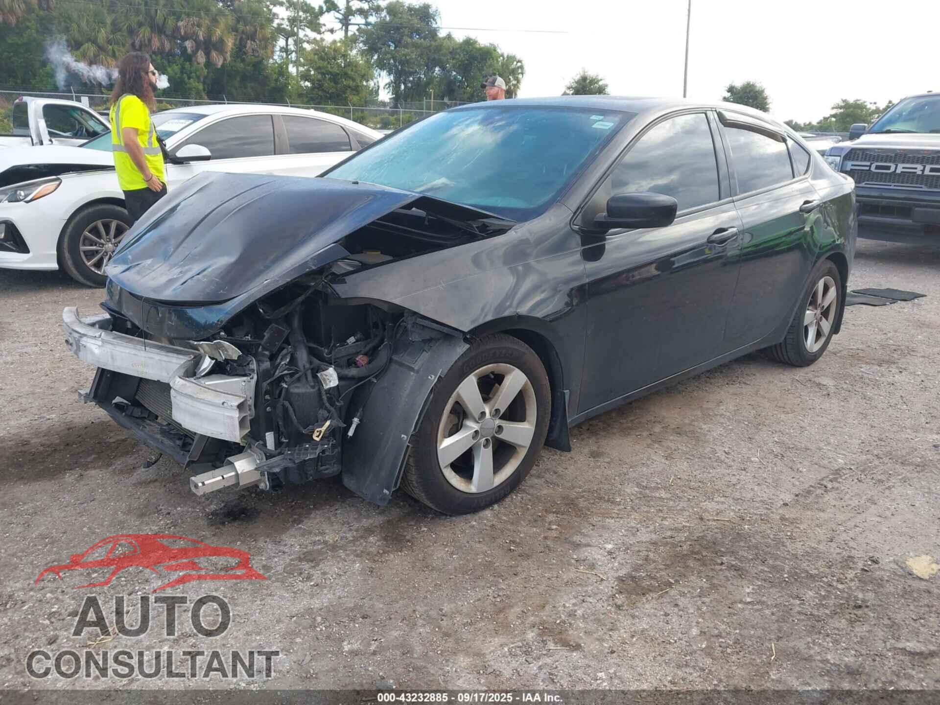 DODGE DART 2015 - 1C3CDFBB2FD363697