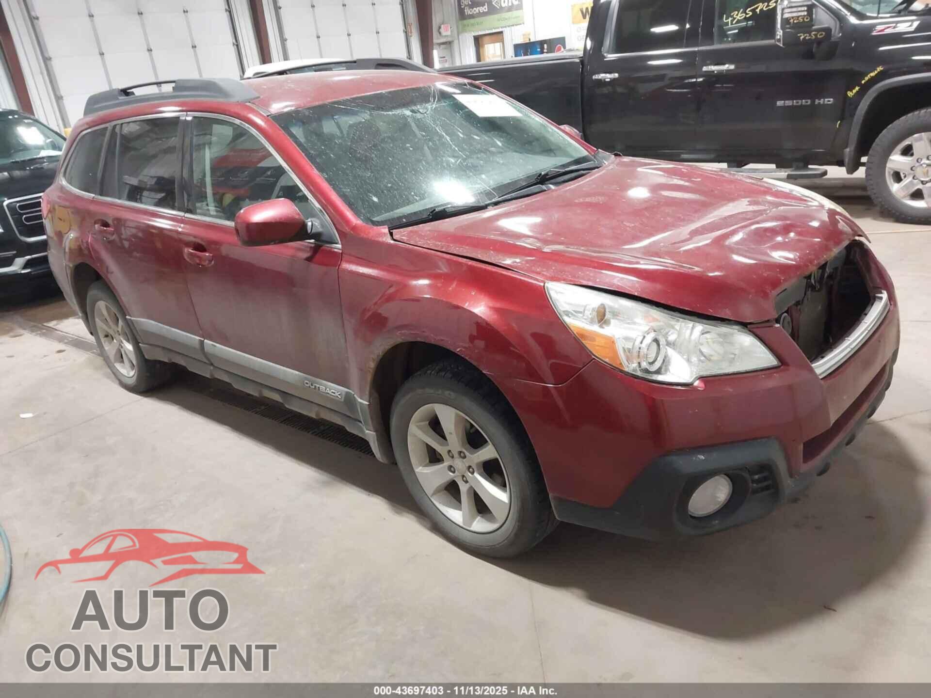 SUBARU OUTBACK 2014 - 4S4BRCCC4E1267581