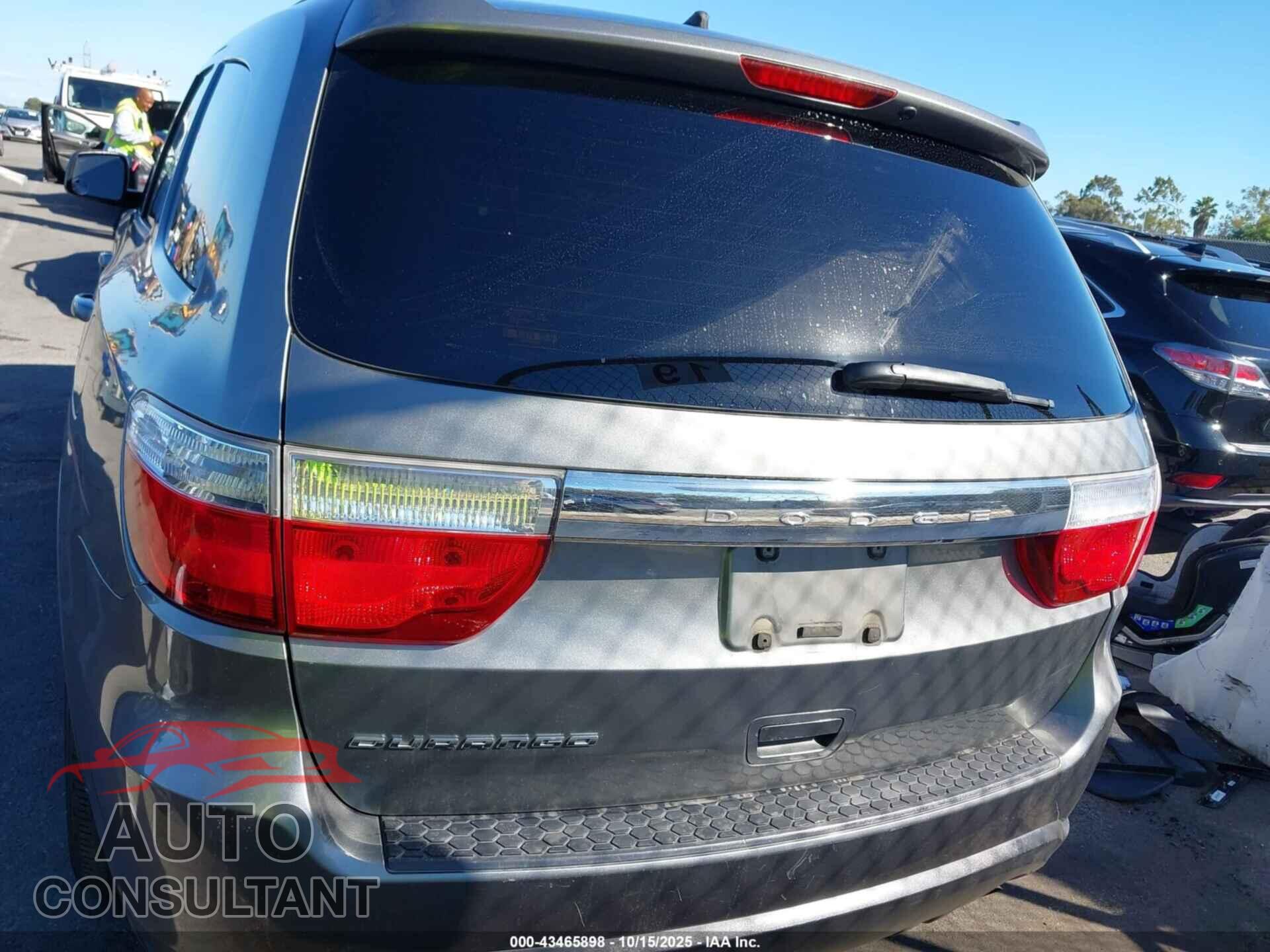 DODGE DURANGO 2012 - 1C4RDHAG6CC108857