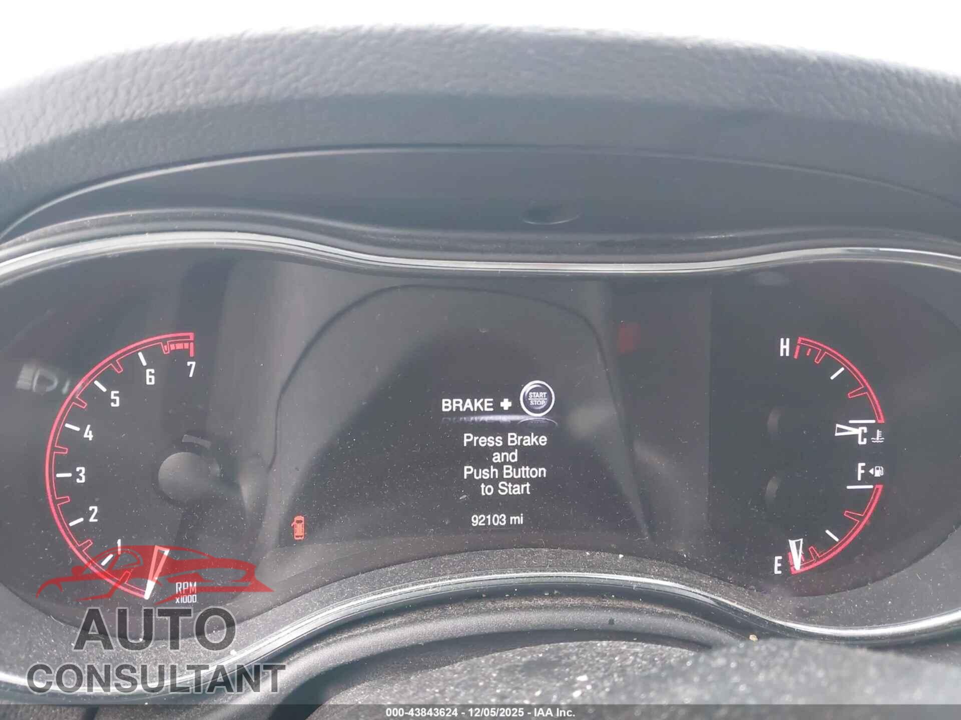 DODGE DURANGO 2015 - 1C4RDJAG3FC917082