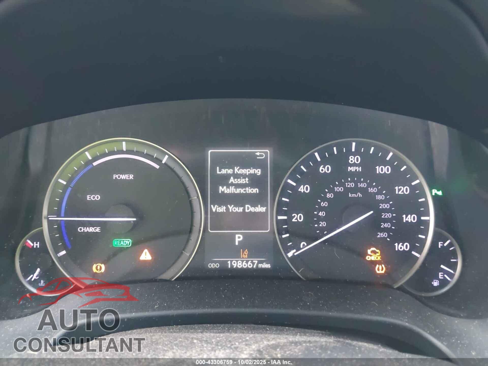 LEXUS RX 450H 2019 - 2T2BGMCA4KC034575