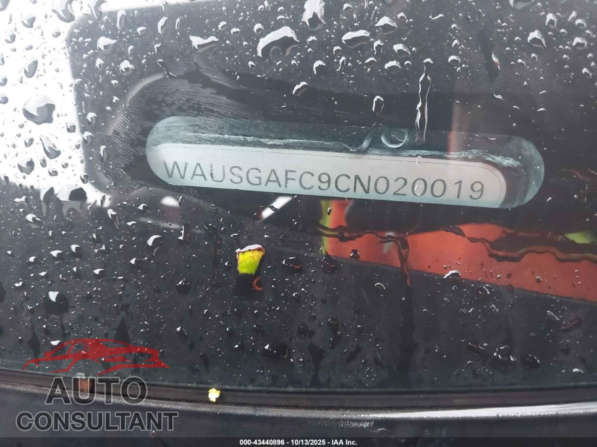 AUDI A7 2012 - WAUSGAFC9CN020019