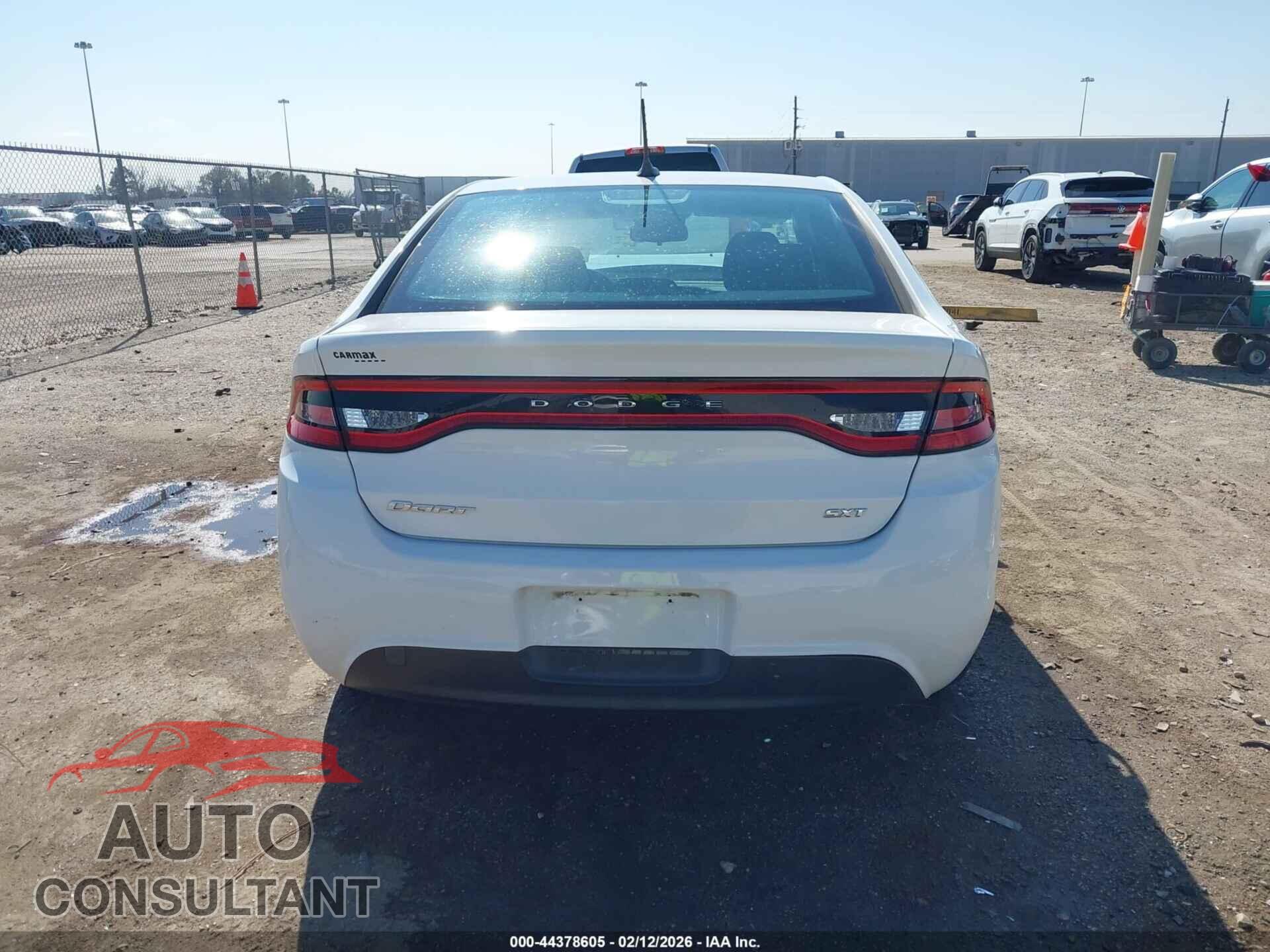 DODGE DART 2015 - 1C3CDFBB2FD251532